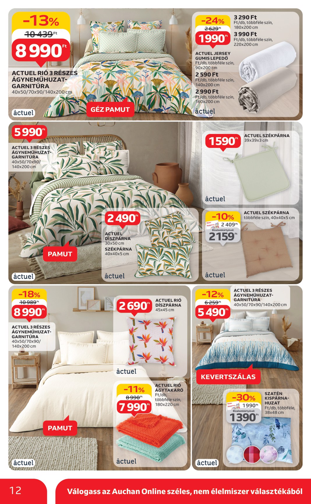 auchan - Auchan - Nyári fehér hetek - Hipermarket akciós újság, érvényes 06.05. - 06.18. - page: 12