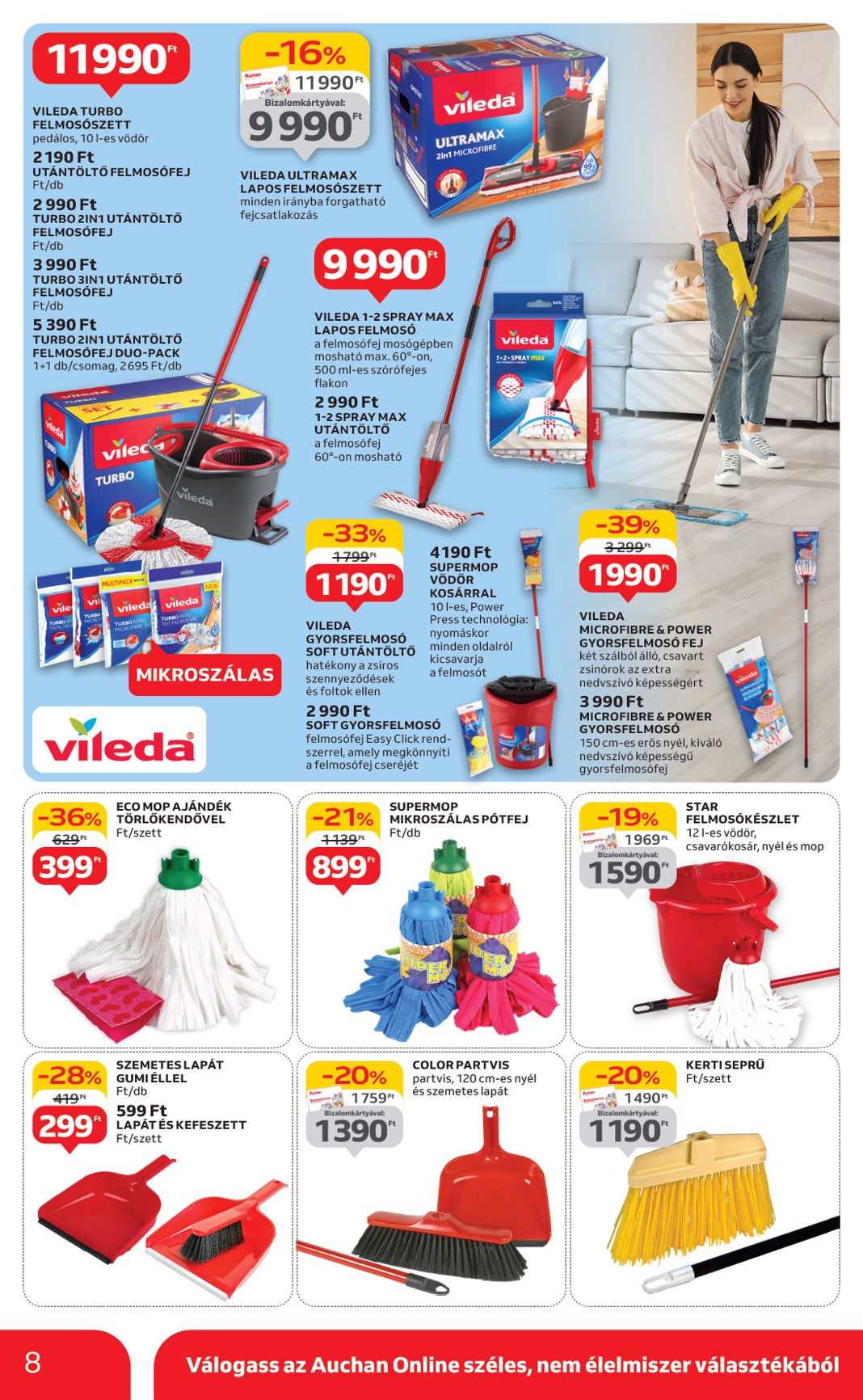 auchan - Auchan - Nyári fehér hetek - Hipermarket akciós újság, érvényes 06.05. - 06.18. - page: 8