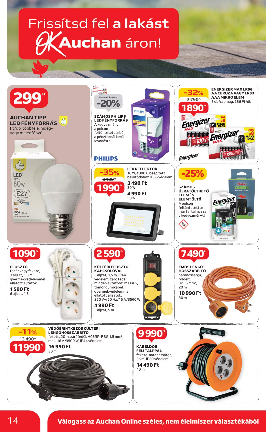 auchan - Auchan - Nyári fehér hetek - Hipermarket akciós újság, érvényes 06.05. - 06.18. - page: 14