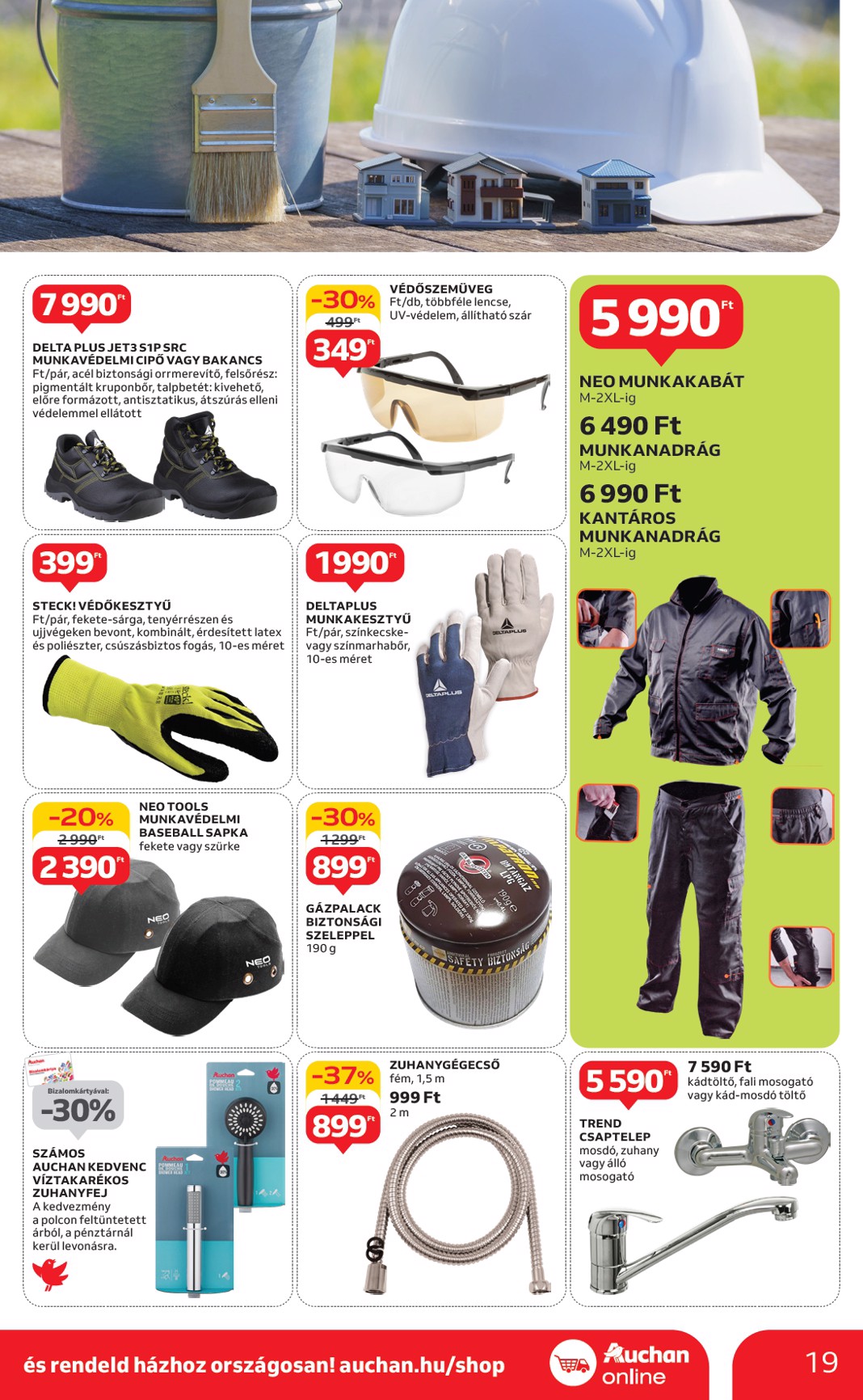 auchan - Auchan - Nyári fehér hetek - Hipermarket akciós újság, érvényes 06.05. - 06.18. - page: 19