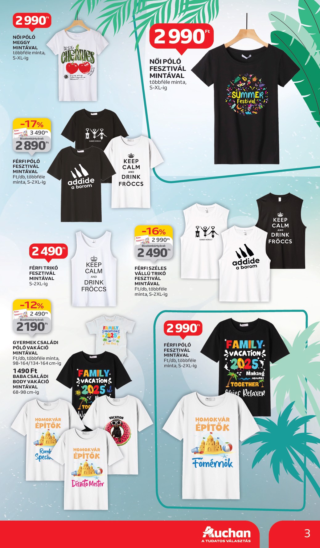 auchan - Auchan - Irány a part! Fürdőruha ajánlatok - Hipermarket akciós újság, érvényes 06.05. - 07.02. - page: 3