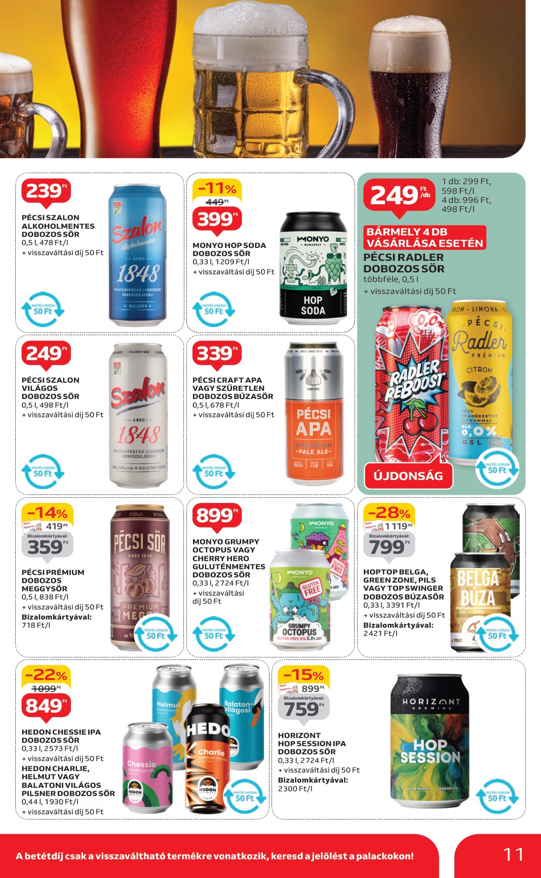 auchan - Auchan - Élelmiszer ajánlataink - Hipermarket akciós újság, érvényes 06.05. - 06.18. - page: 11
