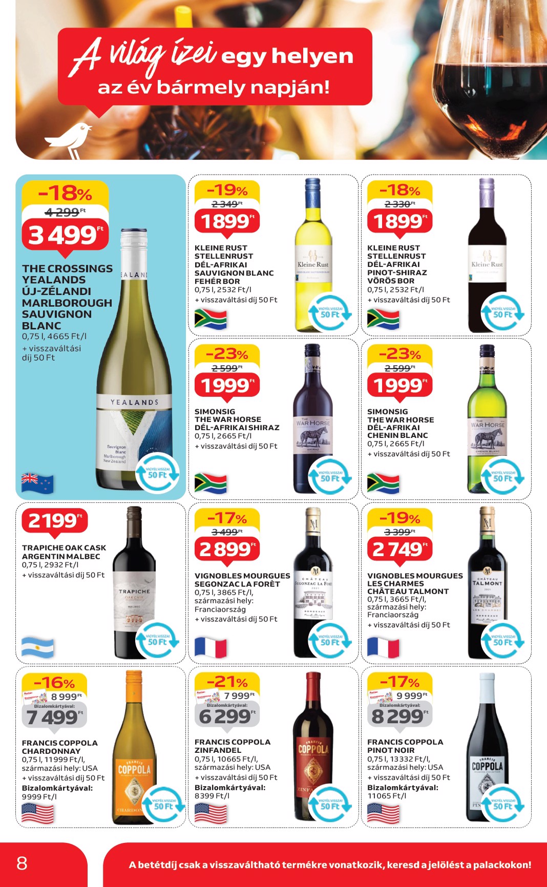 auchan - Auchan - Élelmiszer ajánlataink - Hipermarket akciós újság, érvényes 06.05. - 06.18. - page: 8