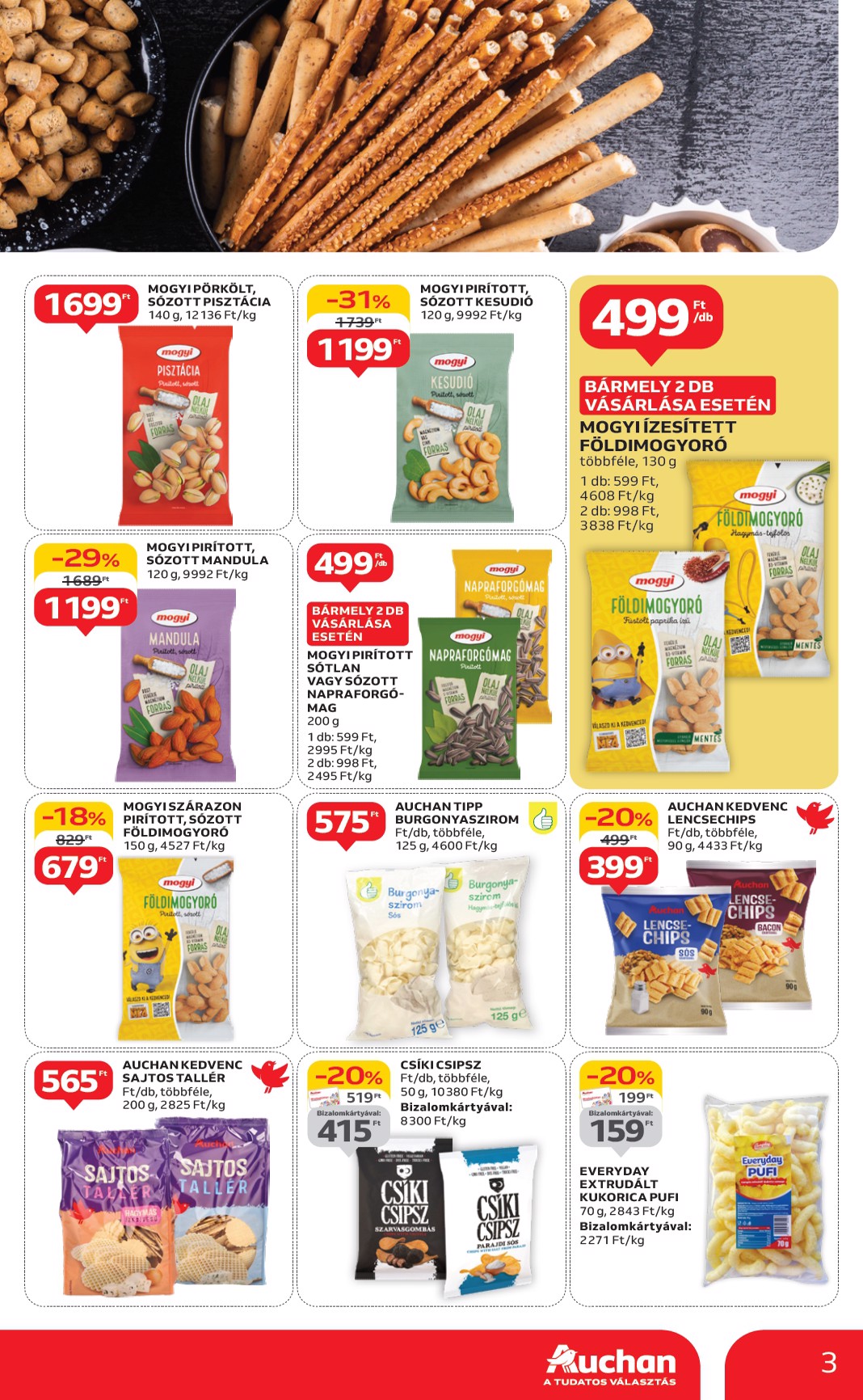 auchan - Auchan - Élelmiszer ajánlataink - Hipermarket akciós újság, érvényes 06.05. - 06.18. - page: 3
