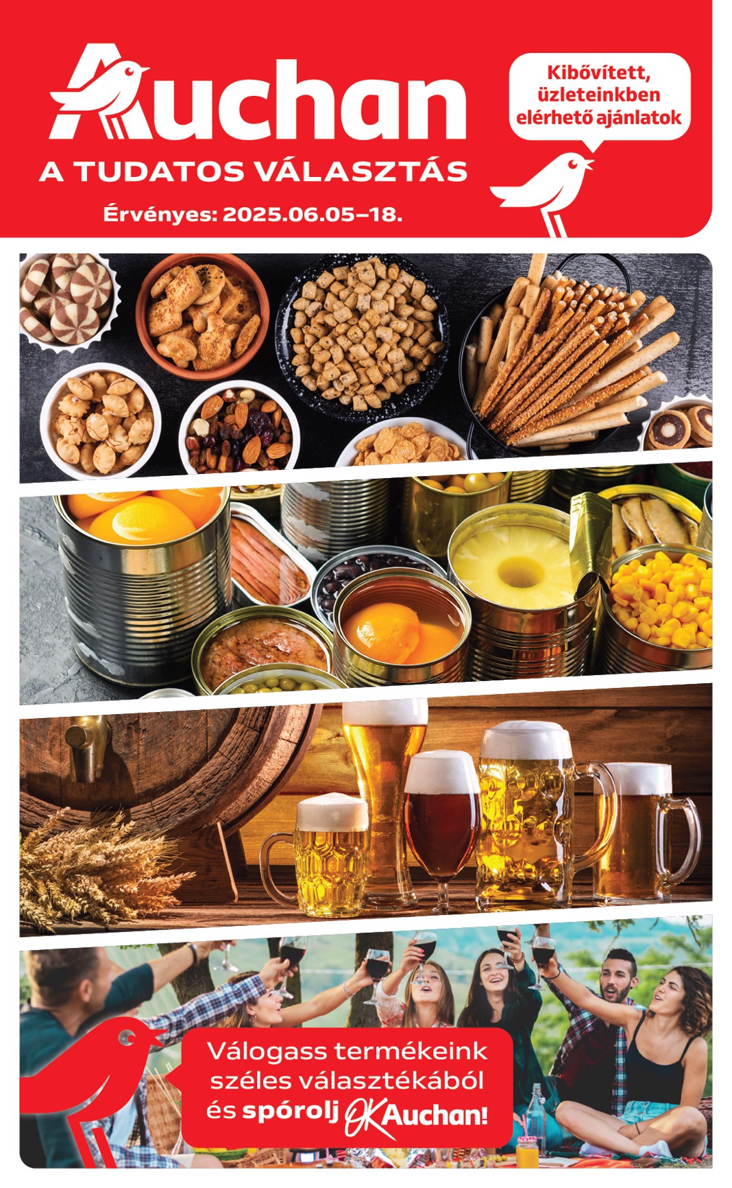 auchan - Auchan - Élelmiszer ajánlataink - Hipermarket akciós újság, érvényes 06.05. - 06.18.