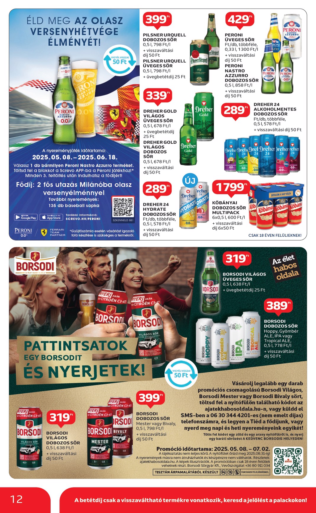 auchan - Auchan - Élelmiszer ajánlataink - Hipermarket akciós újság, érvényes 06.05. - 06.18. - page: 12