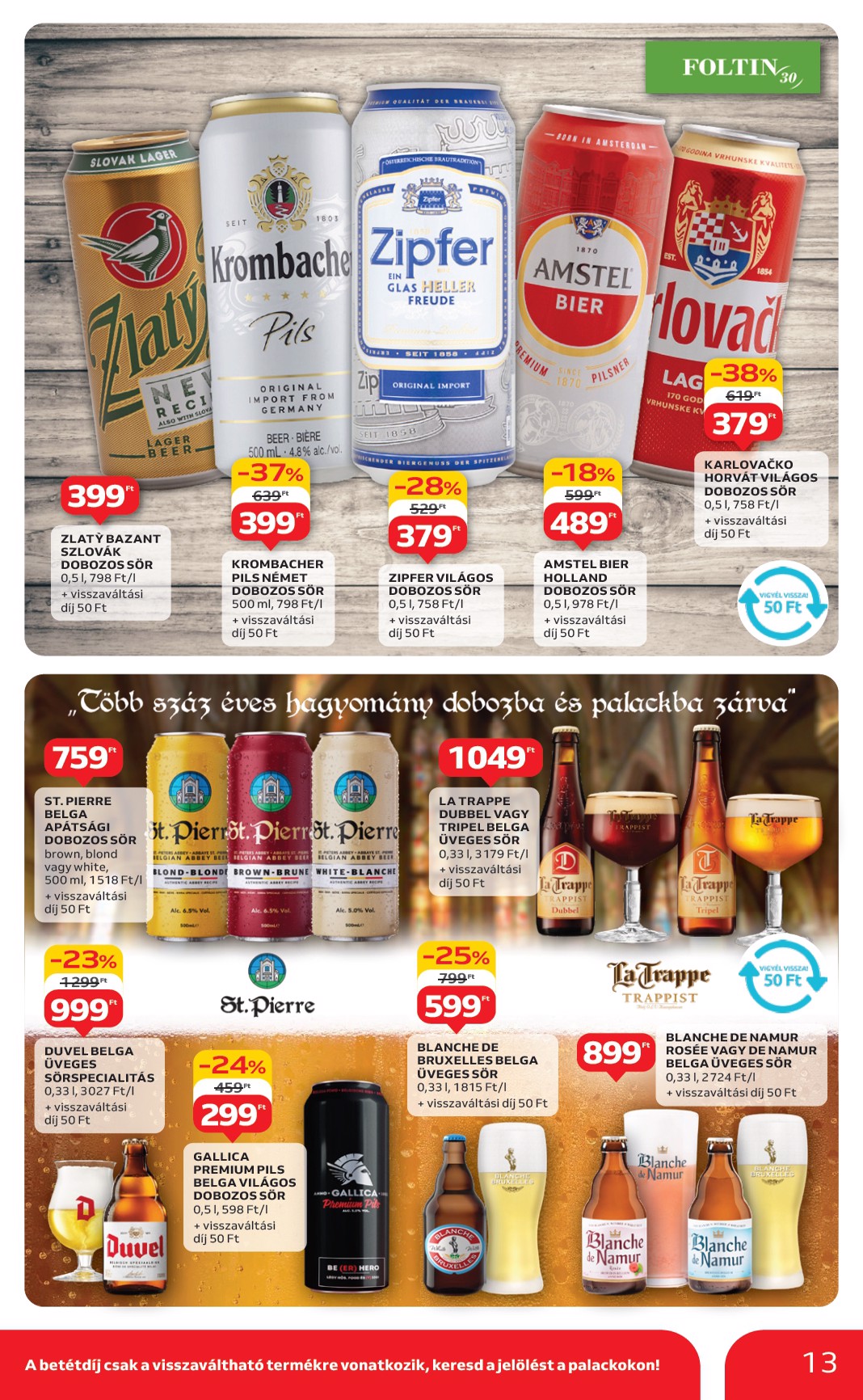 auchan - Auchan - Élelmiszer ajánlataink - Hipermarket akciós újság, érvényes 06.05. - 06.18. - page: 13