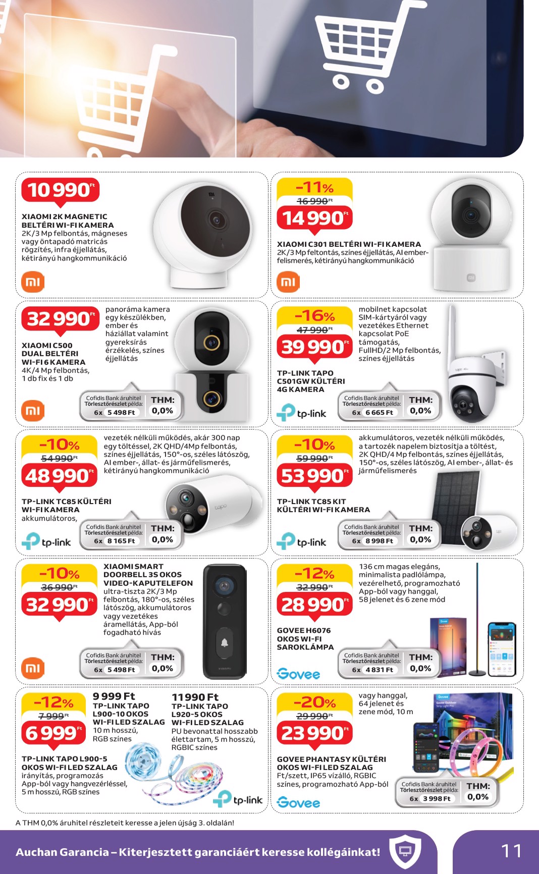 auchan - Auchan - Elektronikai termékek - Hipermarket akciós újság, érvényes 06.05. - 06.18. - page: 11