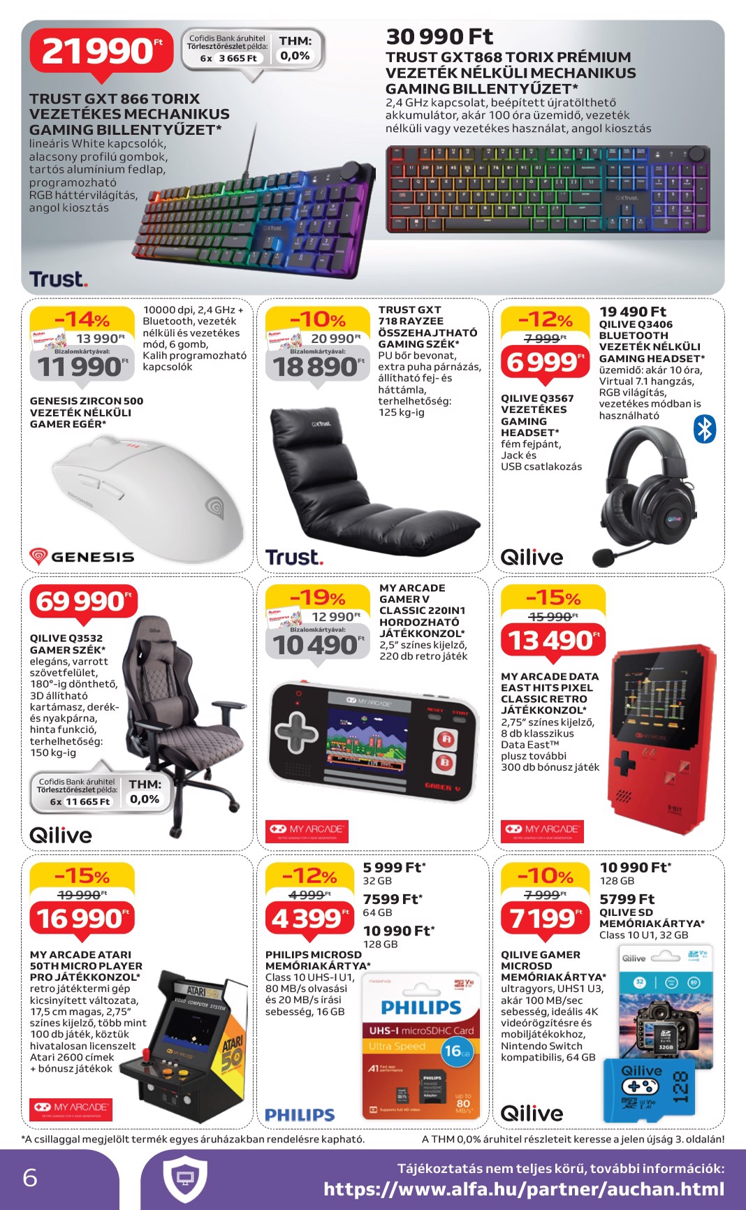 auchan - Auchan - Elektronikai termékek - Hipermarket akciós újság, érvényes 06.05. - 06.18. - page: 6