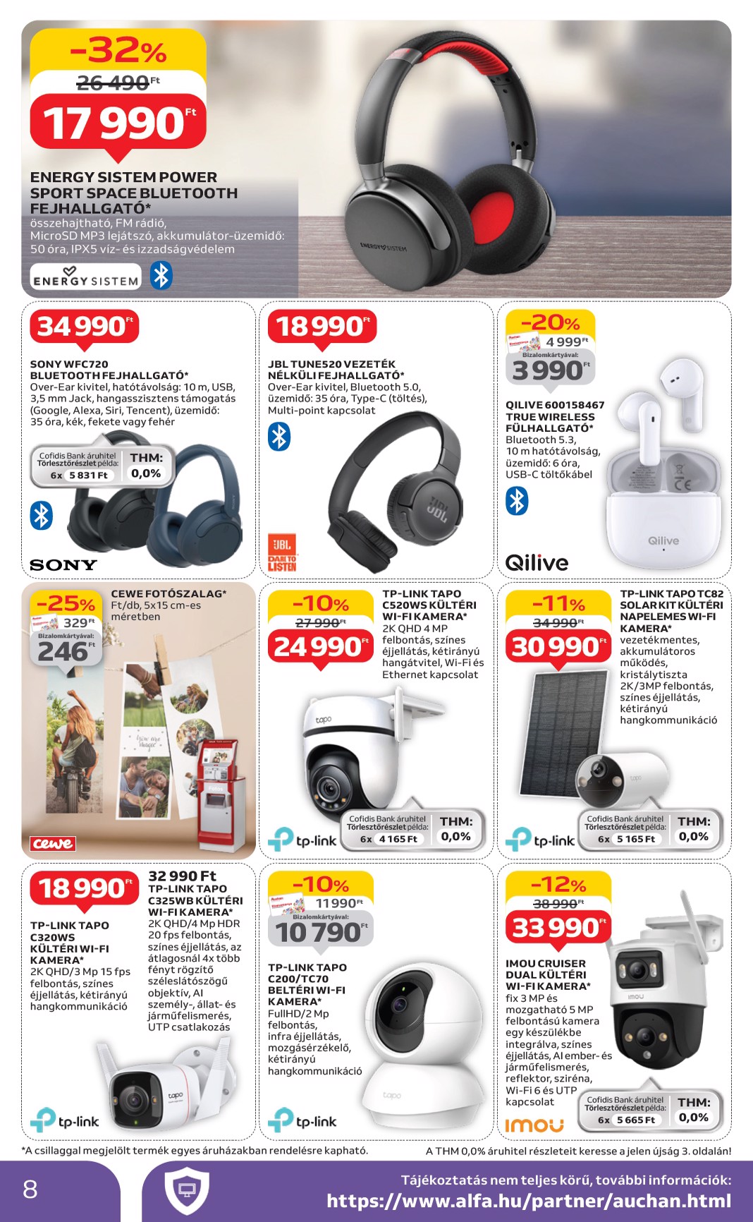 auchan - Auchan - Elektronikai termékek - Hipermarket akciós újság, érvényes 06.05. - 06.18. - page: 8