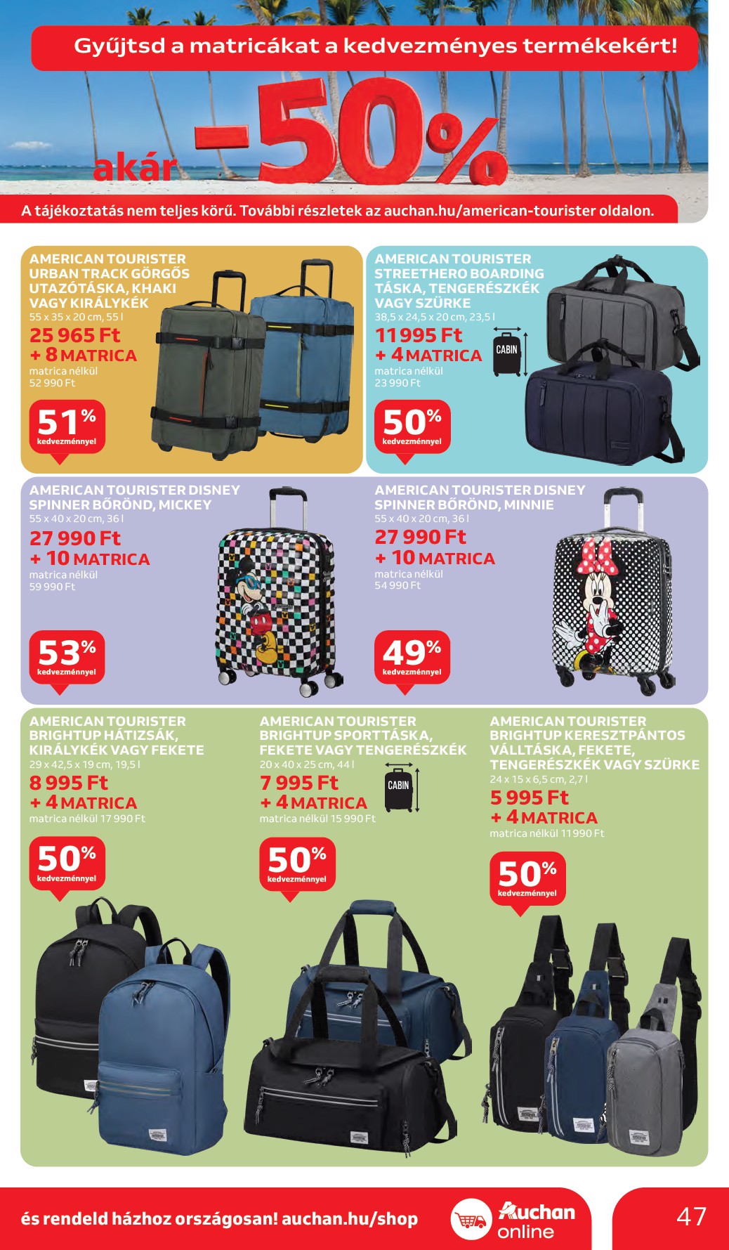 auchan - Auchan akciós újság, érvényes 06.05. - 06.11. - page: 47 auchan - Auchan akciós újság, érvényes 06.05. - 06.11. - page: 47