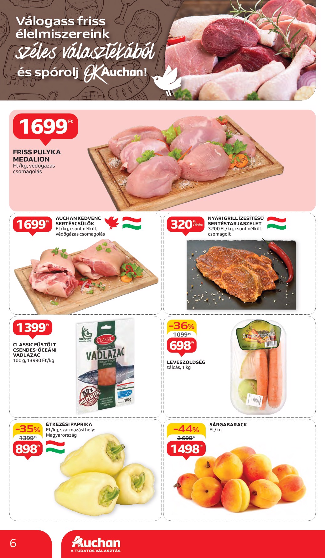 auchan - Auchan akciós újság, érvényes 06.05. - 06.11. - page: 6 auchan - Auchan akciós újság, érvényes 06.05. - 06.11. - page: 6