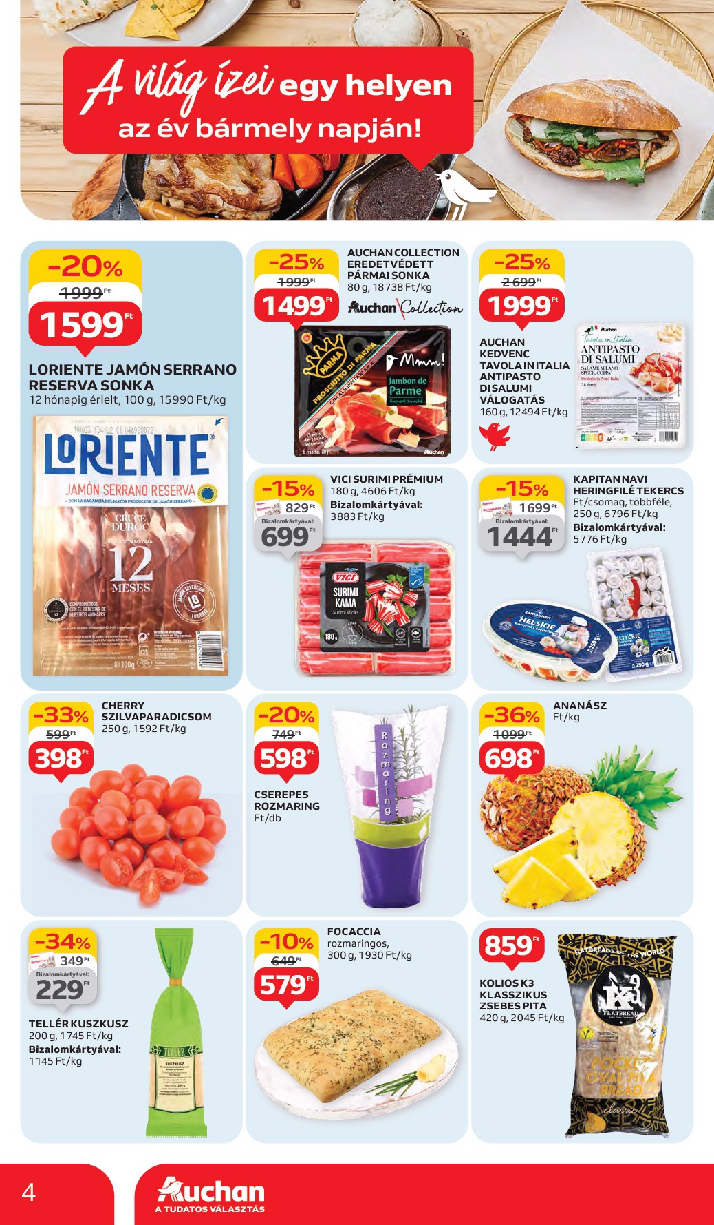 auchan - Auchan akciós újság, érvényes 06.05. - 06.11. - page: 4 auchan - Auchan akciós újság, érvényes 06.05. - 06.11. - page: 4