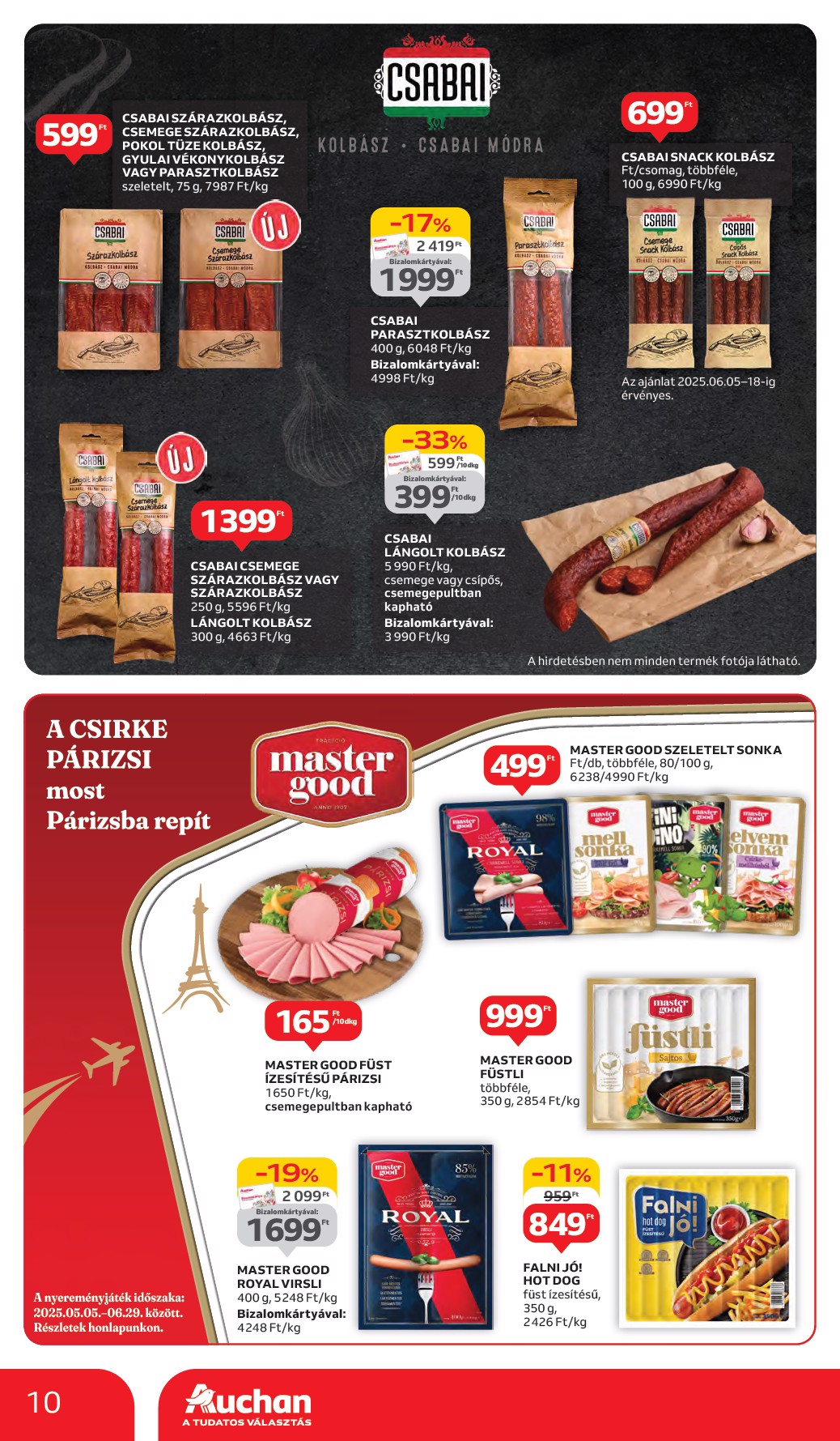 auchan - Auchan akciós újság, érvényes 06.05. - 06.11. - page: 10 auchan - Auchan akciós újság, érvényes 06.05. - 06.11. - page: 10