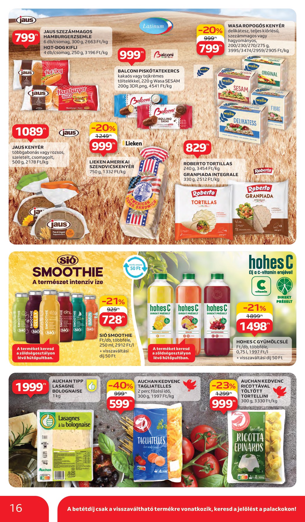 auchan - Auchan akciós újság, érvényes 06.05. - 06.11. - page: 16 auchan - Auchan akciós újság, érvényes 06.05. - 06.11. - page: 16