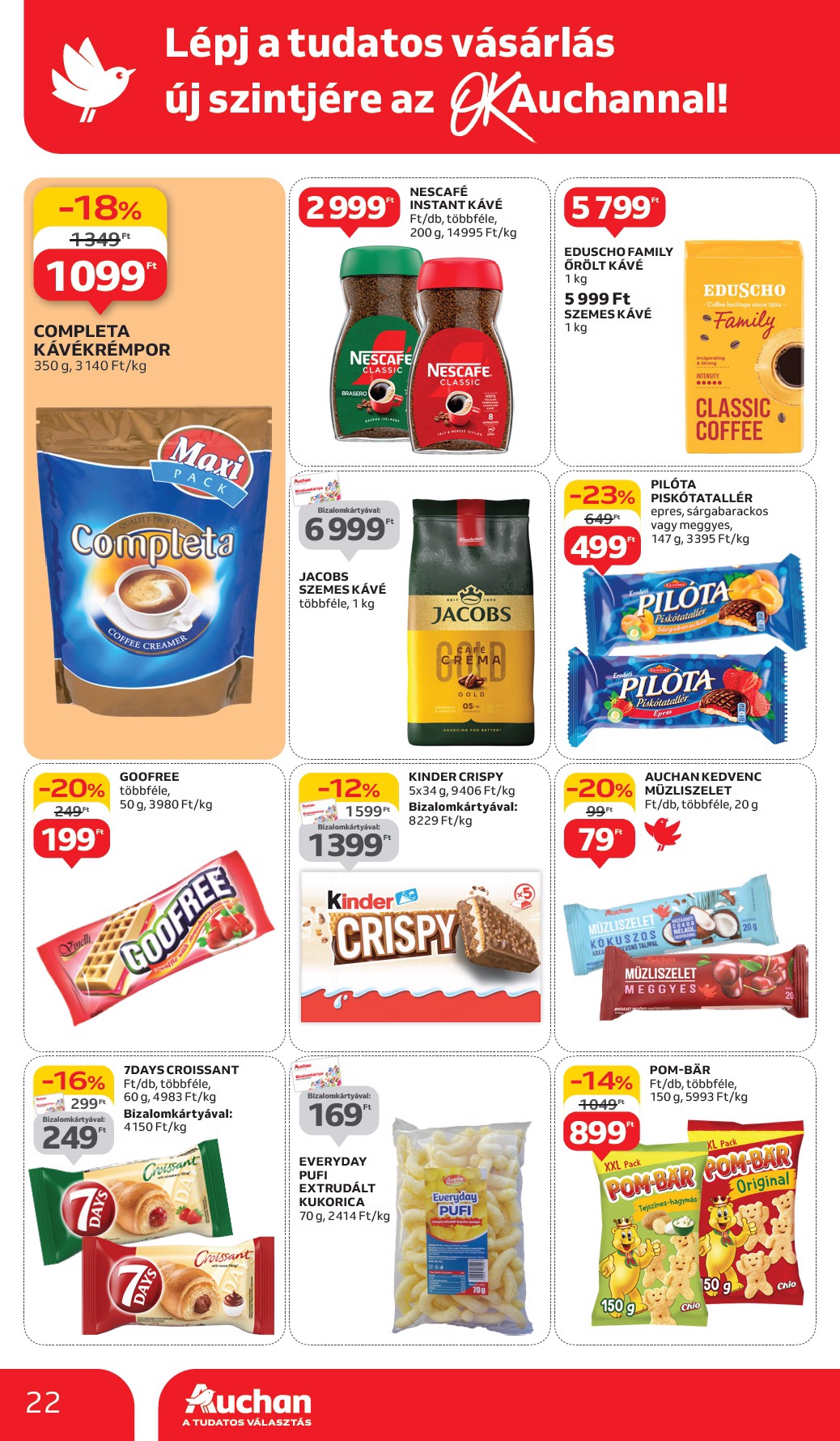 auchan - Auchan Hipermarket akciós újság, érvényes 05.29. - 06.04. - page: 22 auchan - Auchan Hipermarket akciós újság, érvényes 05.29. - 06.04. - page: 22