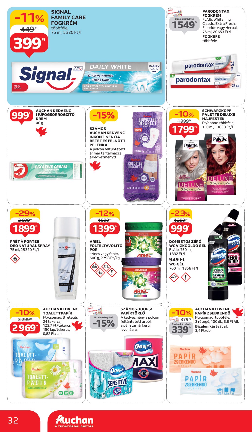 auchan - Auchan Hipermarket akciós újság, érvényes 05.29. - 06.04. - page: 32 auchan - Auchan Hipermarket akciós újság, érvényes 05.29. - 06.04. - page: 32