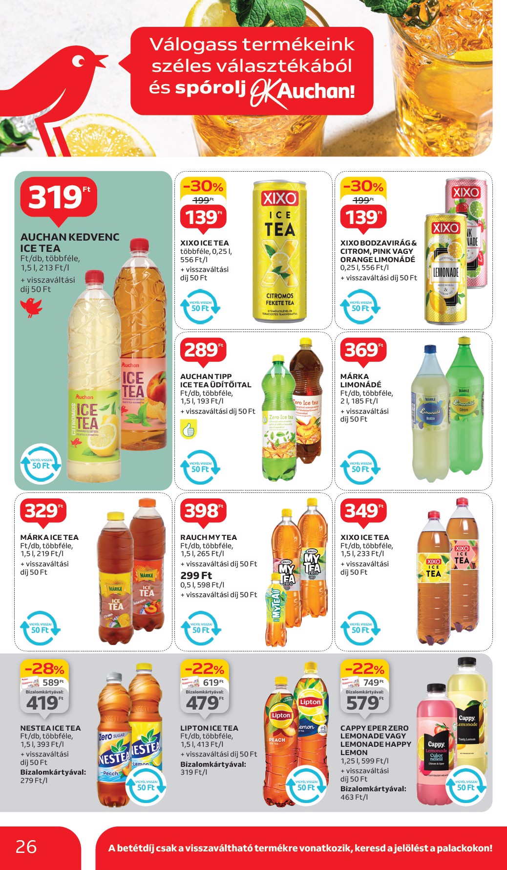 auchan - Auchan Hipermarket akciós újság, érvényes 05.29. - 06.04. - page: 26 auchan - Auchan Hipermarket akciós újság, érvényes 05.29. - 06.04. - page: 26