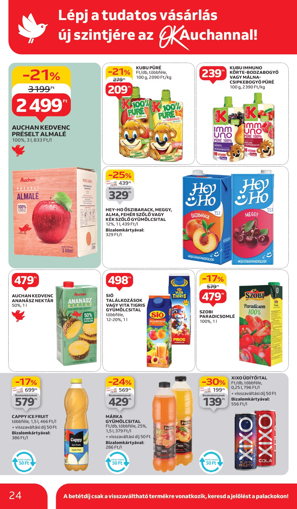 auchan - Auchan Hipermarket akciós újság, érvényes 05.29. - 06.04. - page: 24 auchan - Auchan Hipermarket akciós újság, érvényes 05.29. - 06.04. - page: 24