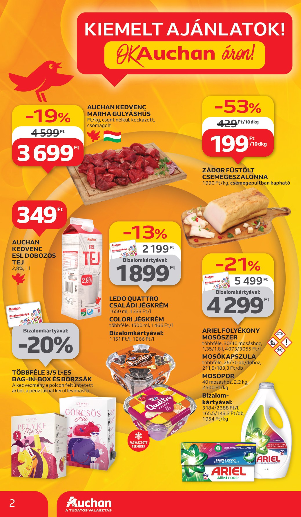 auchan - Auchan Hipermarket akciós újság, érvényes 05.29. - 06.04. - page: 2 auchan - Auchan Hipermarket akciós újság, érvényes 05.29. - 06.04. - page: 2