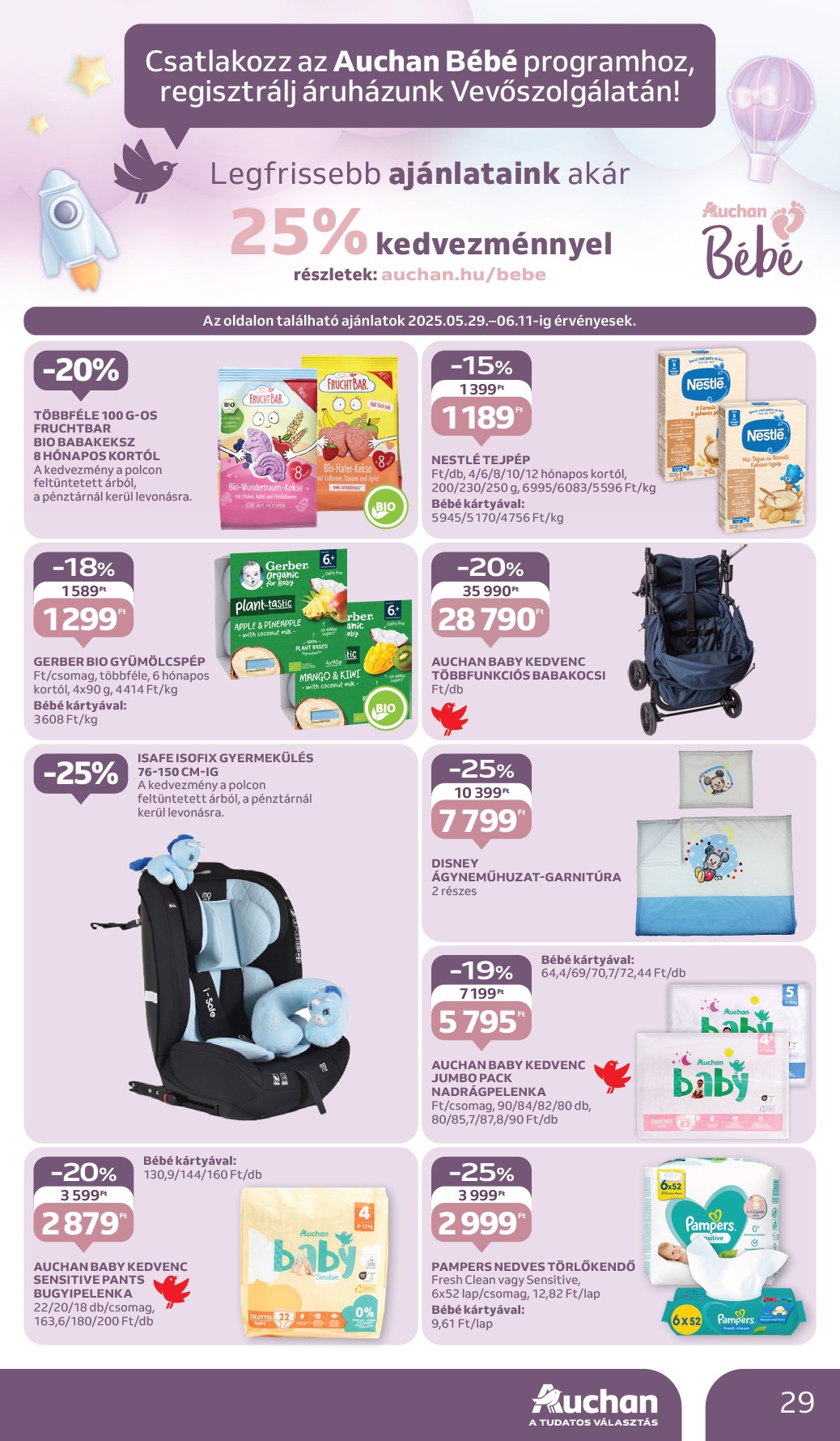 auchan - Auchan Hipermarket akciós újság, érvényes 05.29. - 06.04. - page: 29 auchan - Auchan Hipermarket akciós újság, érvényes 05.29. - 06.04. - page: 29