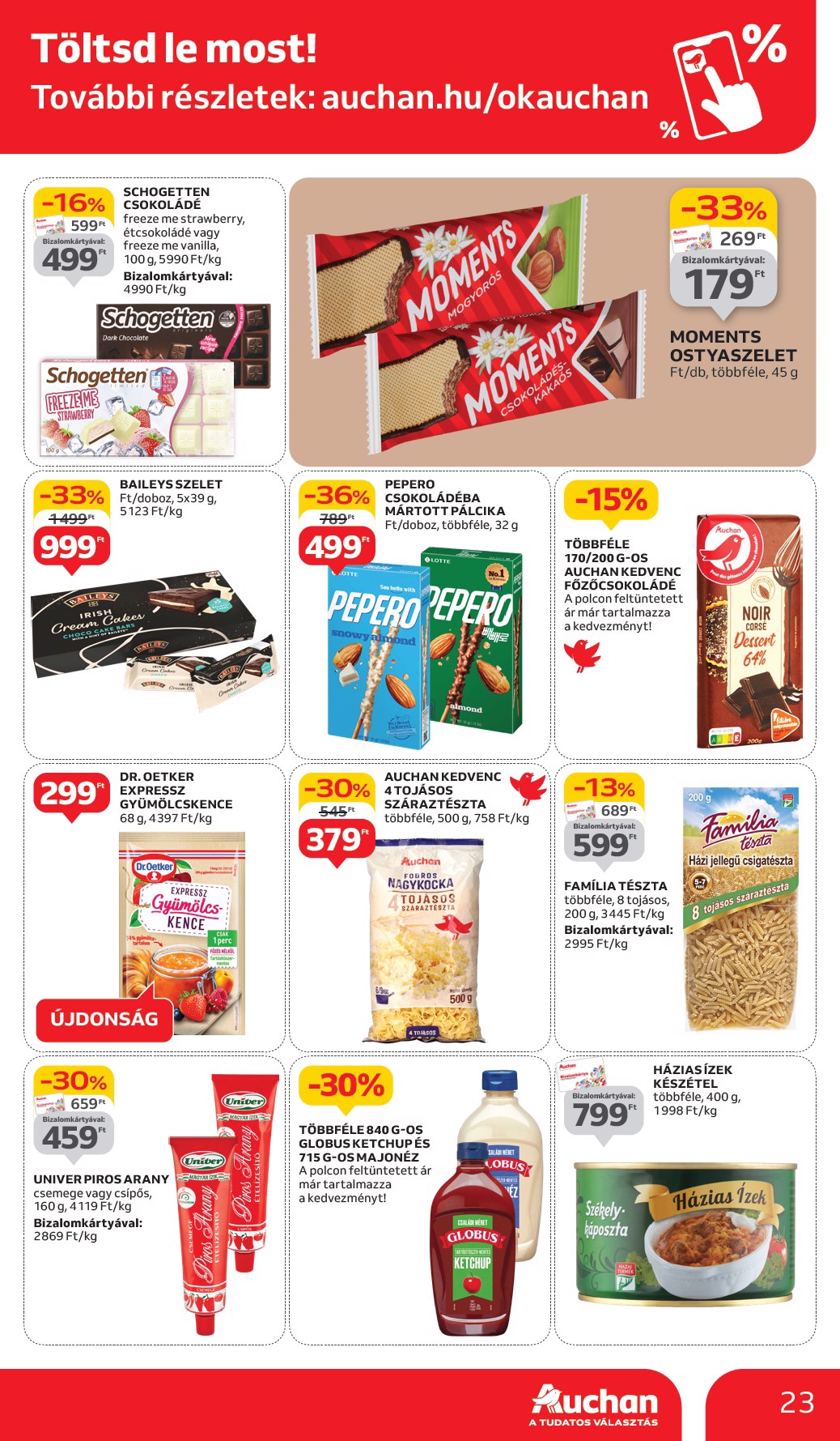 auchan - Auchan Hipermarket akciós újság, érvényes 05.29. - 06.04. - page: 23 auchan - Auchan Hipermarket akciós újság, érvényes 05.29. - 06.04. - page: 23