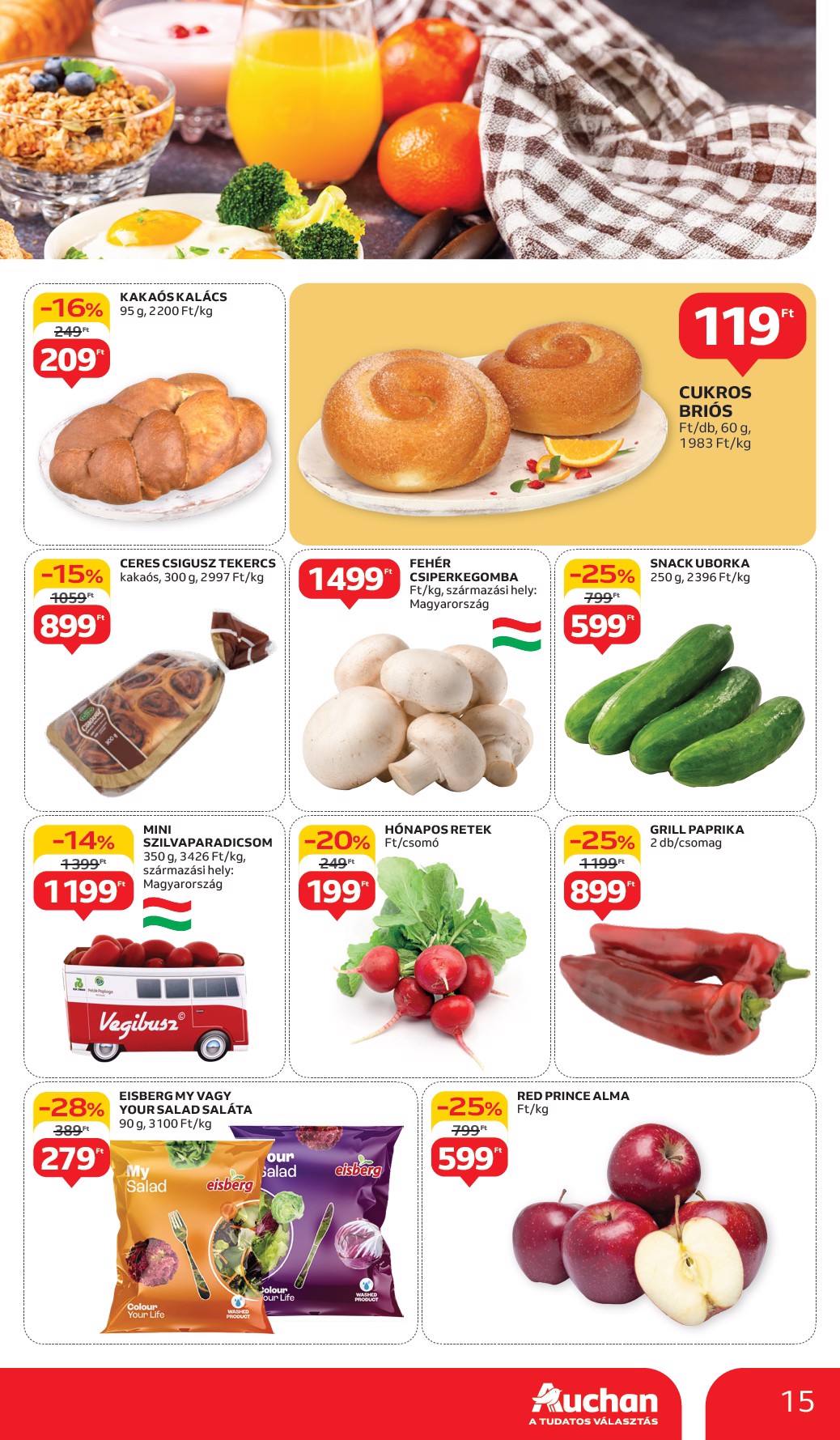 auchan - Auchan Hipermarket akciós újság, érvényes 05.29. - 06.04. - page: 15 auchan - Auchan Hipermarket akciós újság, érvényes 05.29. - 06.04. - page: 15