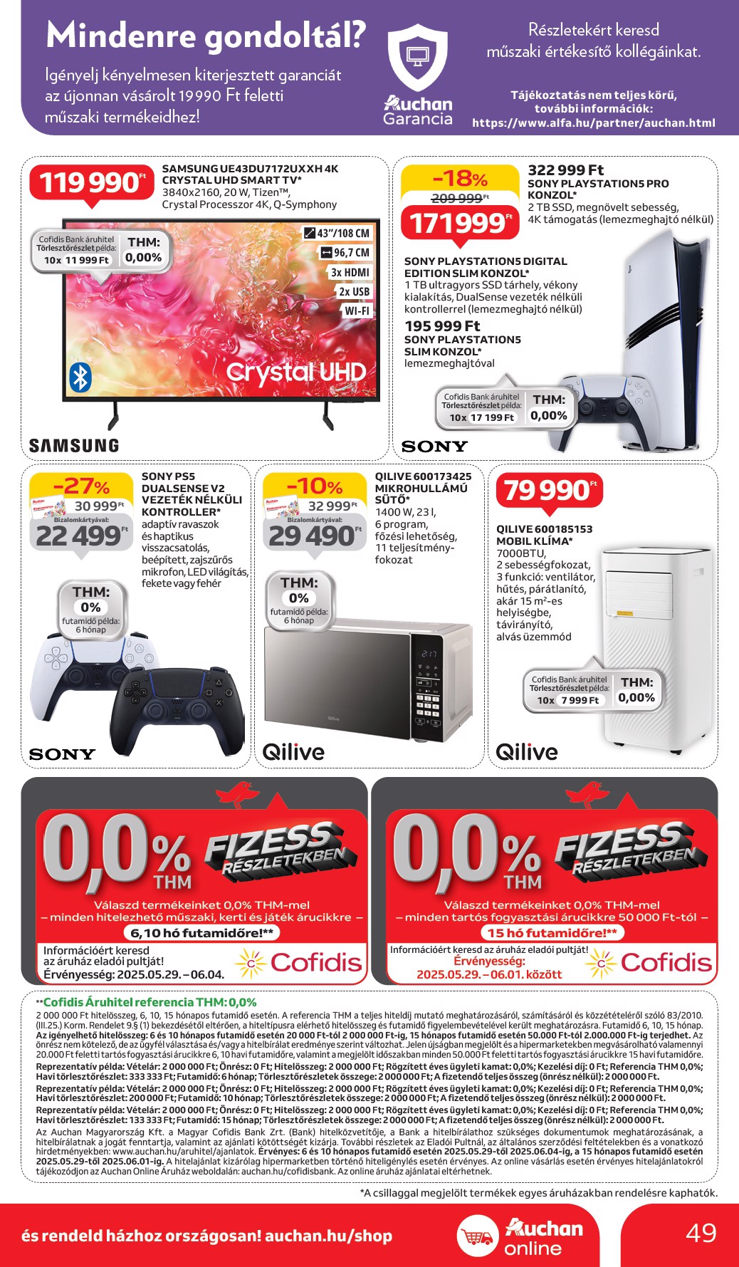 auchan - Auchan Hipermarket akciós újság, érvényes 05.29. - 06.04. - page: 49 auchan - Auchan Hipermarket akciós újság, érvényes 05.29. - 06.04. - page: 49
