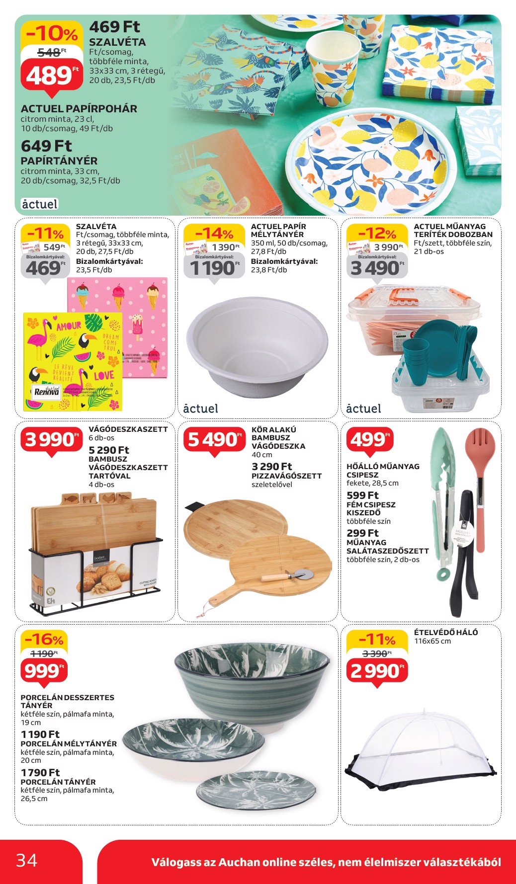 auchan - Auchan Hipermarket akciós újság, érvényes 05.29. - 06.04. - page: 34 auchan - Auchan Hipermarket akciós újság, érvényes 05.29. - 06.04. - page: 34