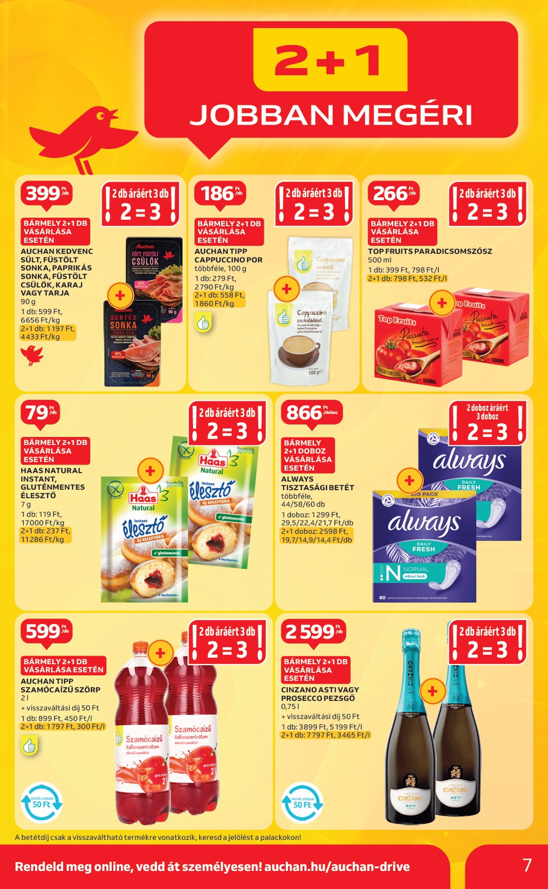 auchan - Auchan szupermarket akciós újság, érvényes 06.12. - 06.18. - page: 7
