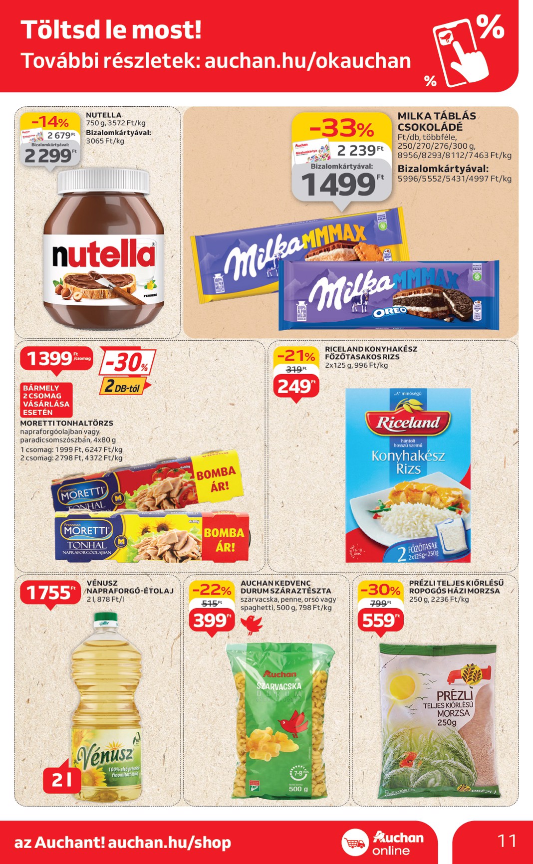 auchan - Auchan szupermarket akciós újság, érvényes 06.12. - 06.18. - page: 11