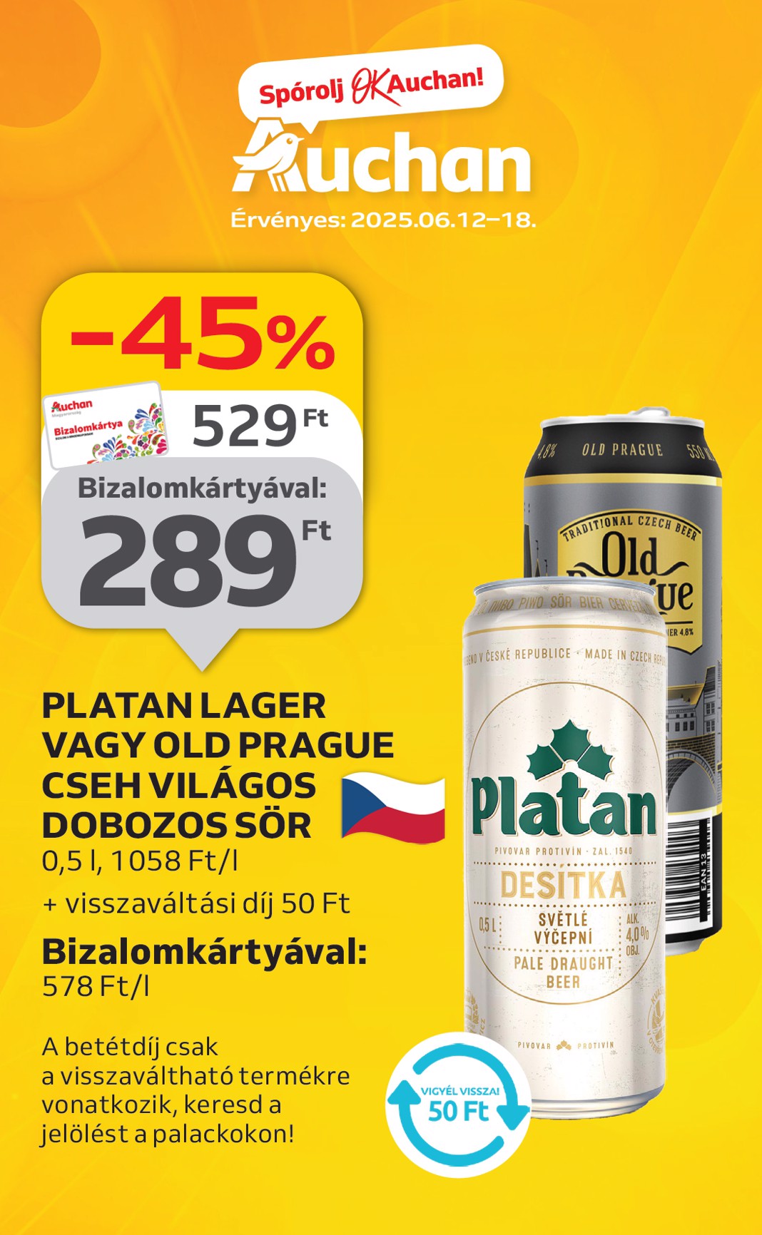 auchan - Auchan Hipermarket akciós újság, érvényes 06.12. - 06.18.