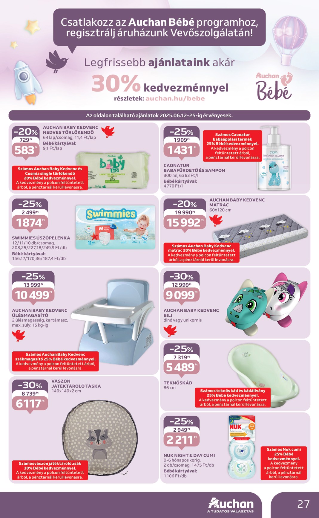 auchan - Auchan Hipermarket akciós újság, érvényes 06.12. - 06.18. - page: 27 auchan - Auchan Hipermarket akciós újság, érvényes 06.12. - 06.18. - page: 27
