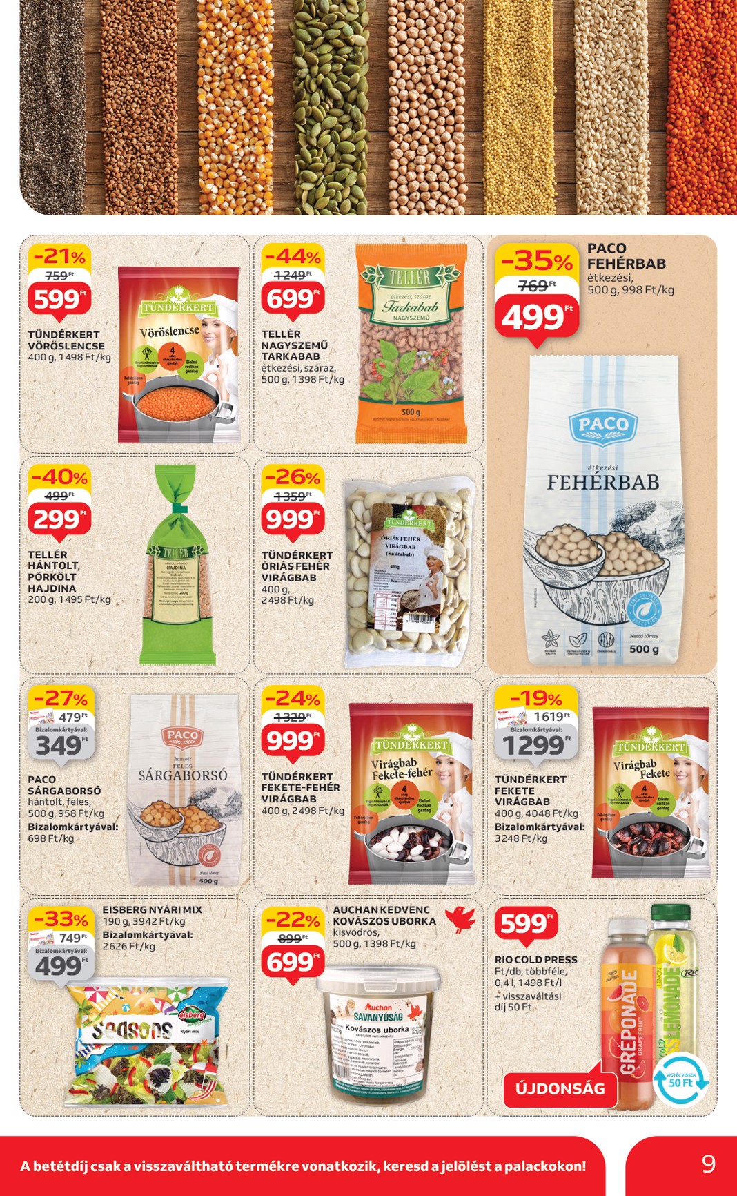 auchan - Auchan Hipermarket akciós újság, érvényes 06.12. - 06.18. - page: 9 auchan - Auchan Hipermarket akciós újság, érvényes 06.12. - 06.18. - page: 9
