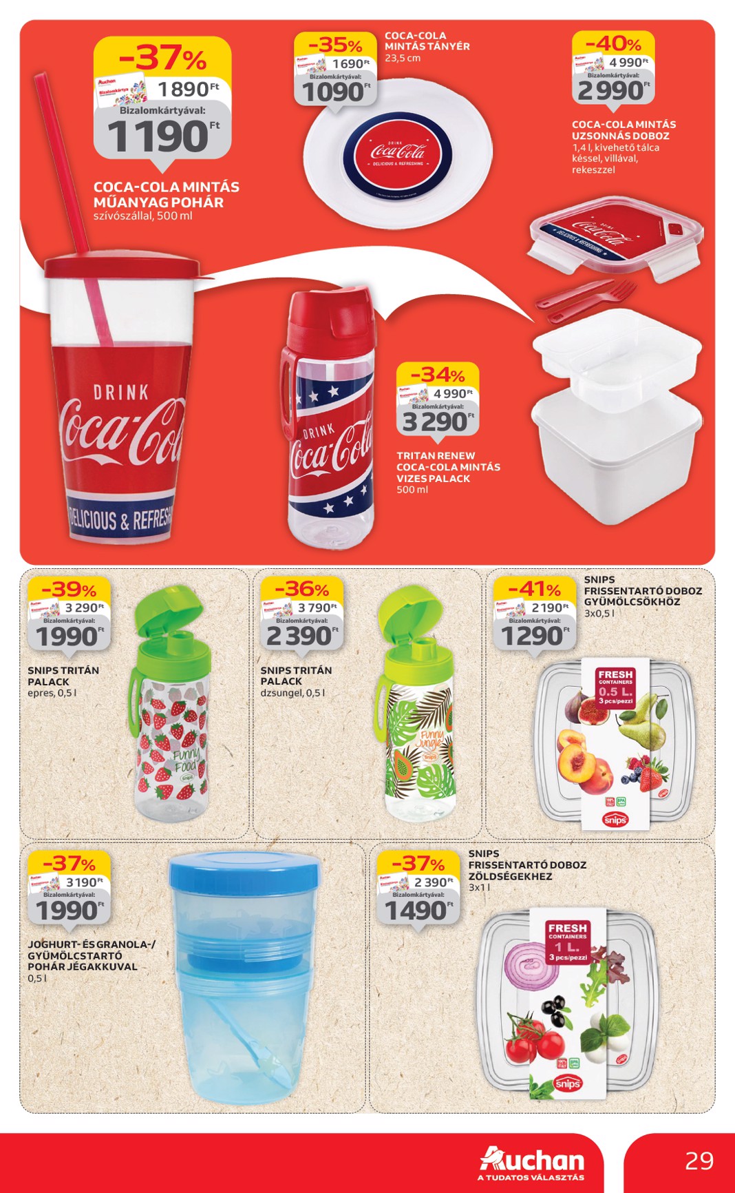 auchan - Auchan Hipermarket akciós újság, érvényes 06.12. - 06.18. - page: 29 auchan - Auchan Hipermarket akciós újság, érvényes 06.12. - 06.18. - page: 29
