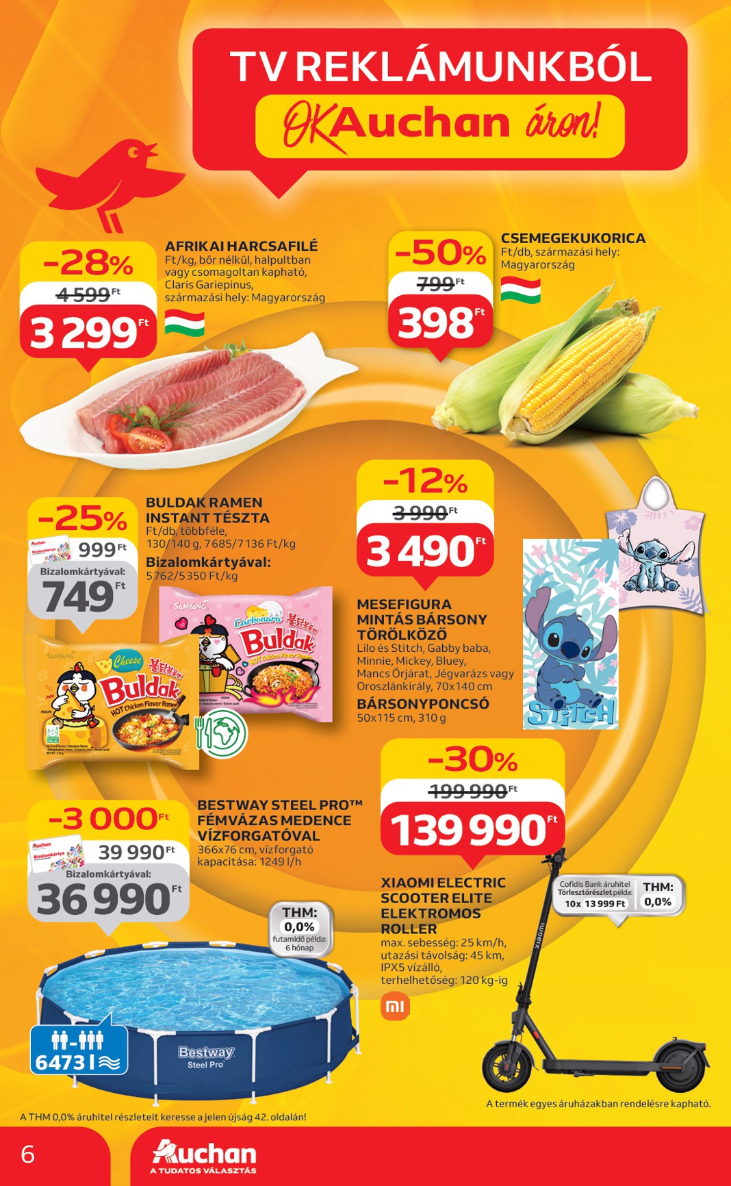 auchan - Auchan Hipermarket akciós újság, érvényes 06.12. - 06.18. - page: 6 auchan - Auchan Hipermarket akciós újság, érvényes 06.12. - 06.18. - page: 6