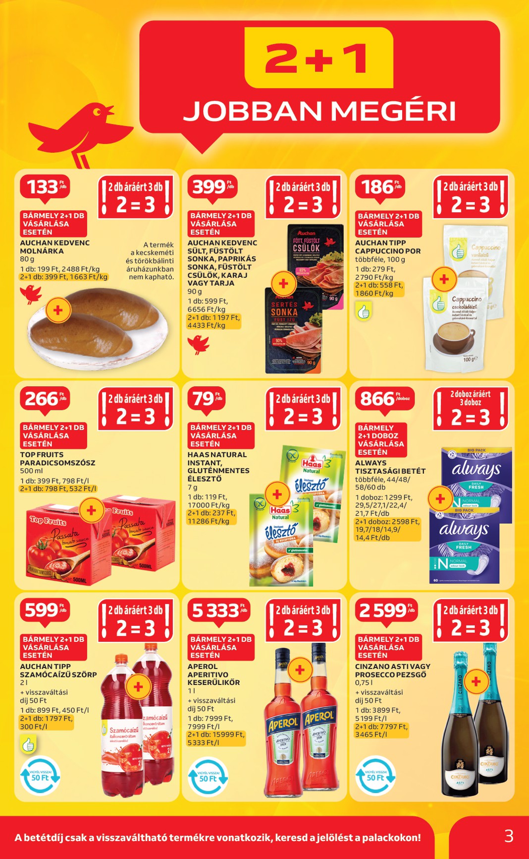auchan - Auchan Hipermarket akciós újság, érvényes 06.12. - 06.18. - page: 3 auchan - Auchan Hipermarket akciós újság, érvényes 06.12. - 06.18. - page: 3