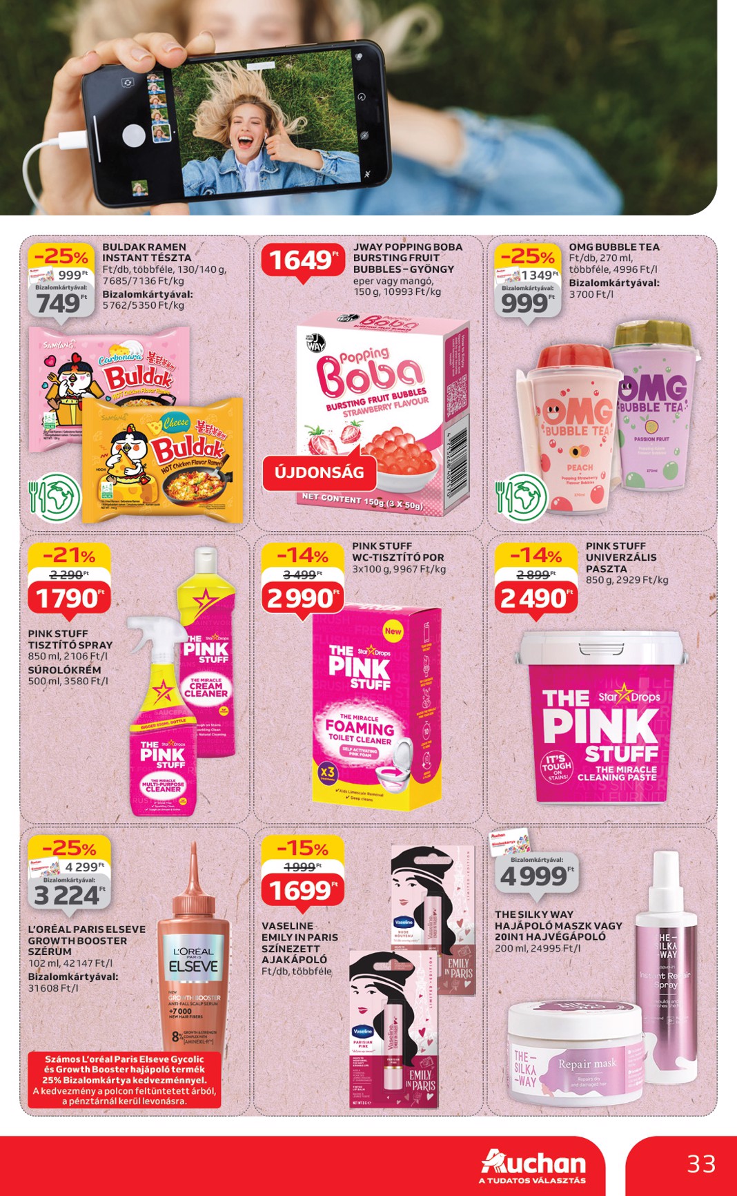 auchan - Auchan Hipermarket akciós újság, érvényes 06.12. - 06.18. - page: 33 auchan - Auchan Hipermarket akciós újság, érvényes 06.12. - 06.18. - page: 33