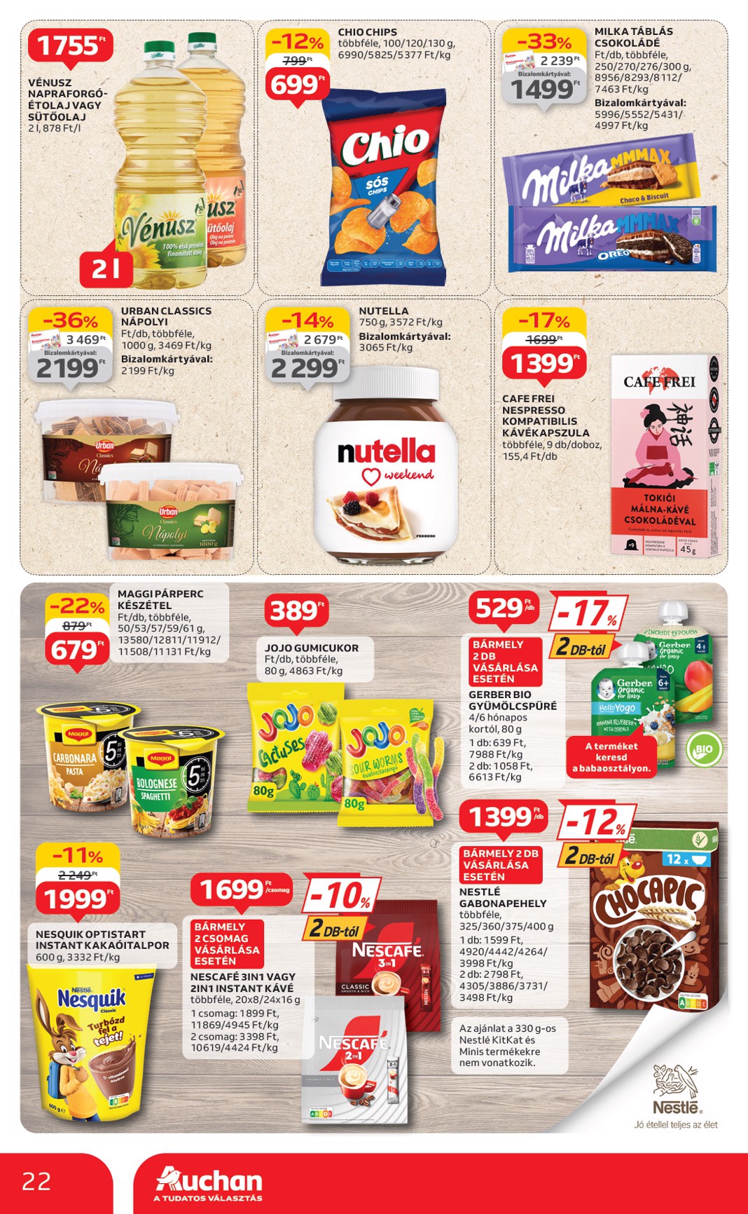 auchan - Auchan Hipermarket akciós újság, érvényes 06.12. - 06.18. - page: 22 auchan - Auchan Hipermarket akciós újság, érvényes 06.12. - 06.18. - page: 22