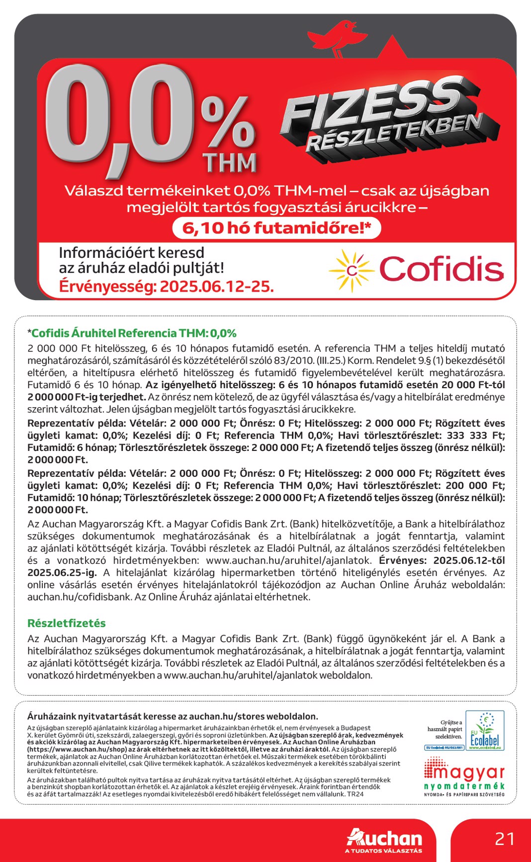 auchan - Auchan - Grill ajánlataink akciós újság, érvényes 06.12. - 06.25. - page: 21