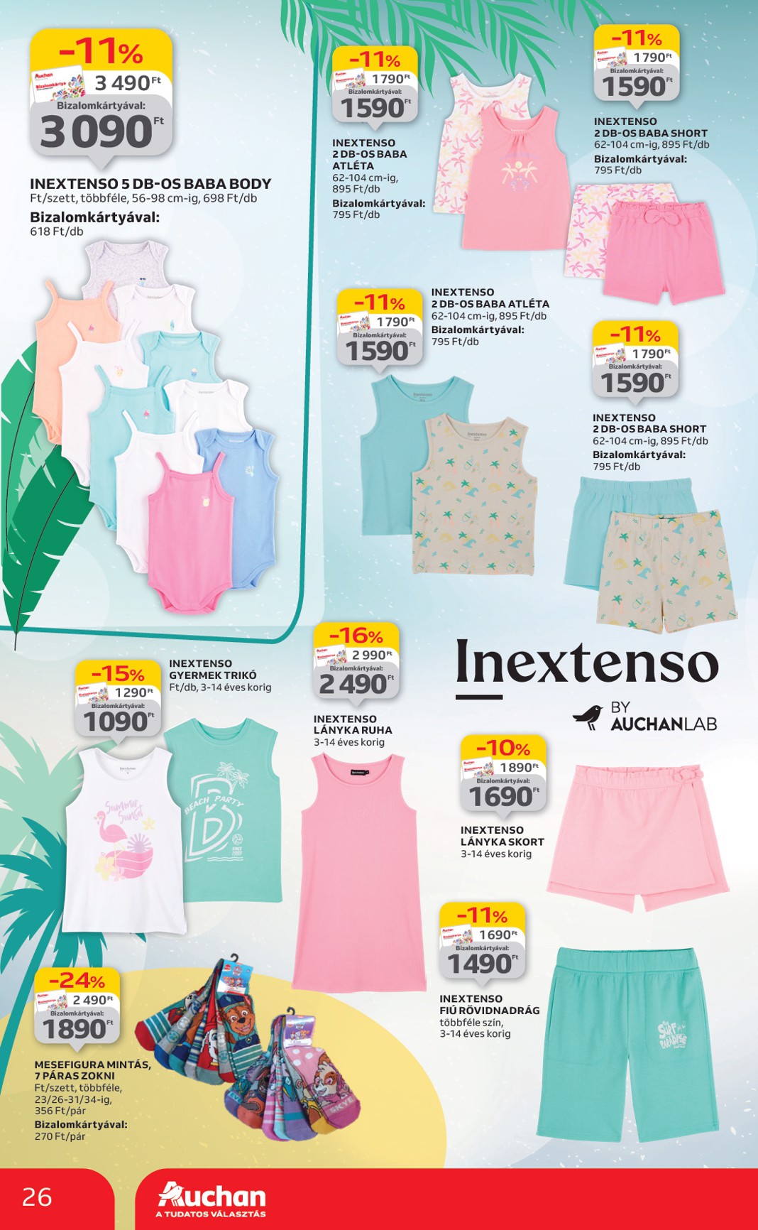 auchan - Auchan - Nyárkezdő ajánlataink akciós újság, érvényes 06.12. - 07.16. - page: 26