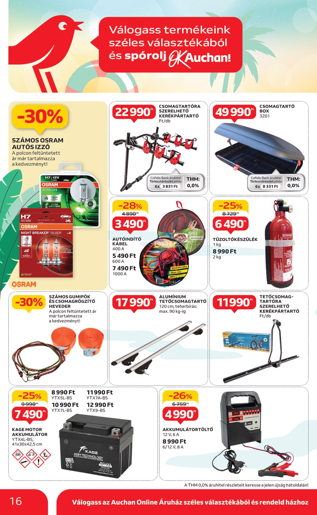 auchan - Auchan - Nyárkezdő ajánlataink akciós újság, érvényes 06.12. - 07.16. - page: 16