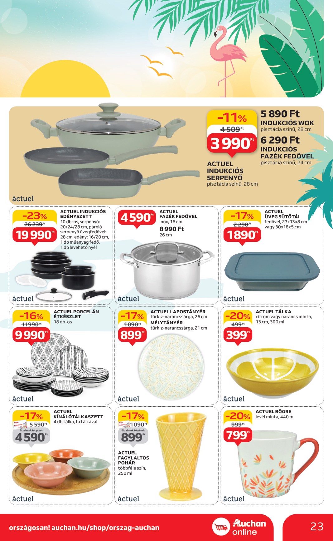 auchan - Auchan - Nyárkezdő ajánlataink akciós újság, érvényes 06.12. - 07.16. - page: 23