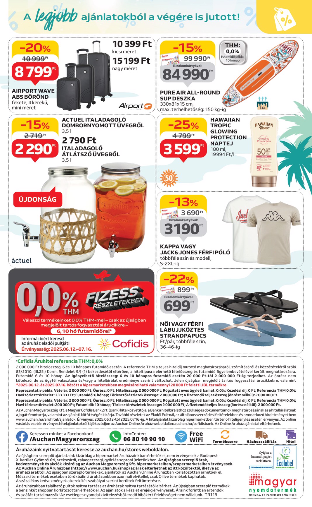auchan - Auchan - Nyárkezdő ajánlataink akciós újság, érvényes 06.12. - 07.16. - page: 32