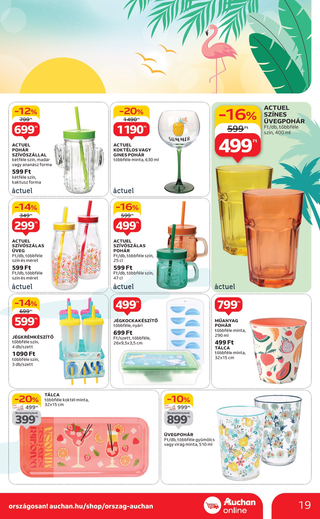 auchan - Auchan - Nyárkezdő ajánlataink akciós újság, érvényes 06.12. - 07.16. - page: 19