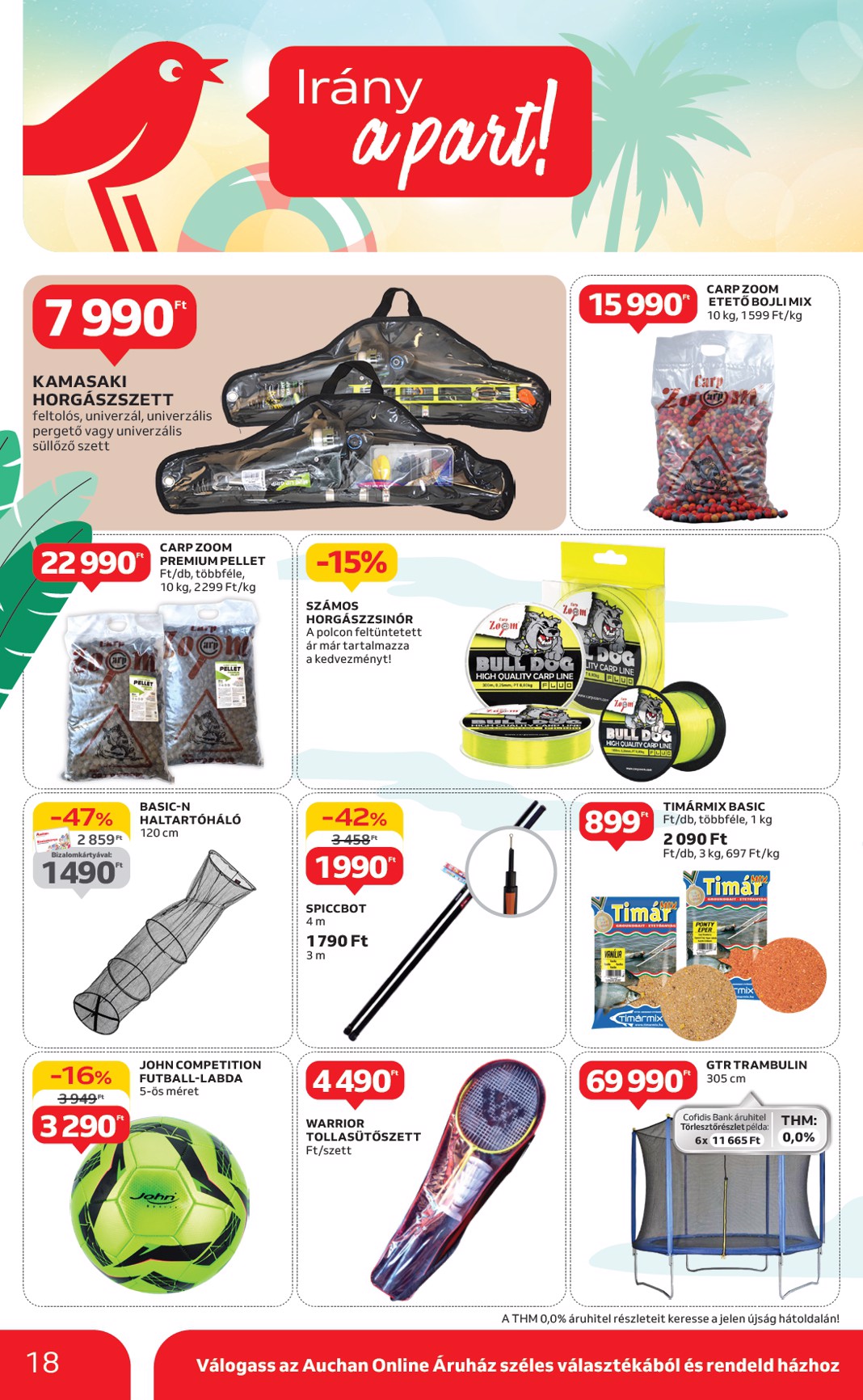 auchan - Auchan - Nyárkezdő ajánlataink akciós újság, érvényes 06.12. - 07.16. - page: 18