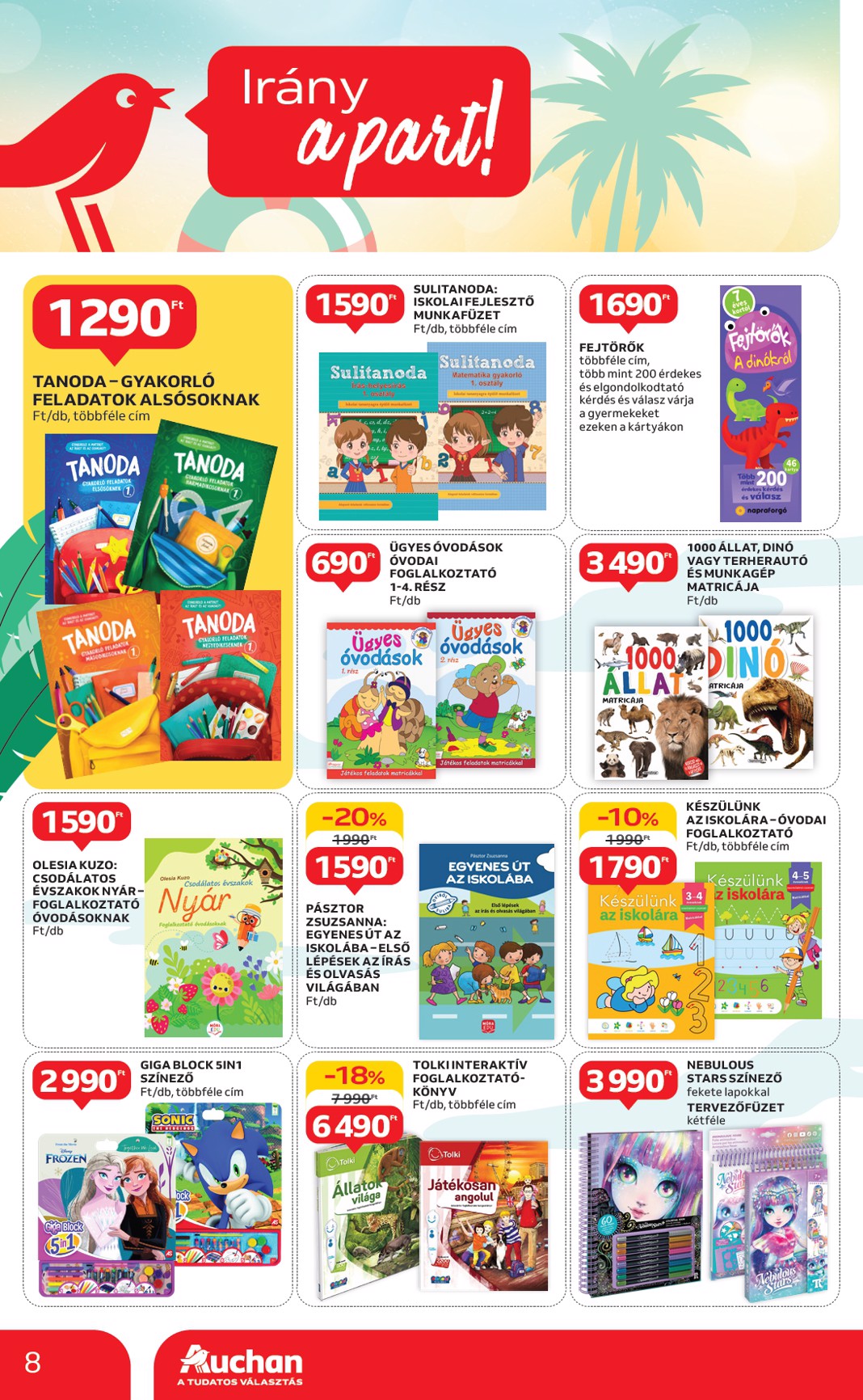auchan - Auchan - Nyárkezdő ajánlataink akciós újság, érvényes 06.12. - 07.16. - page: 8