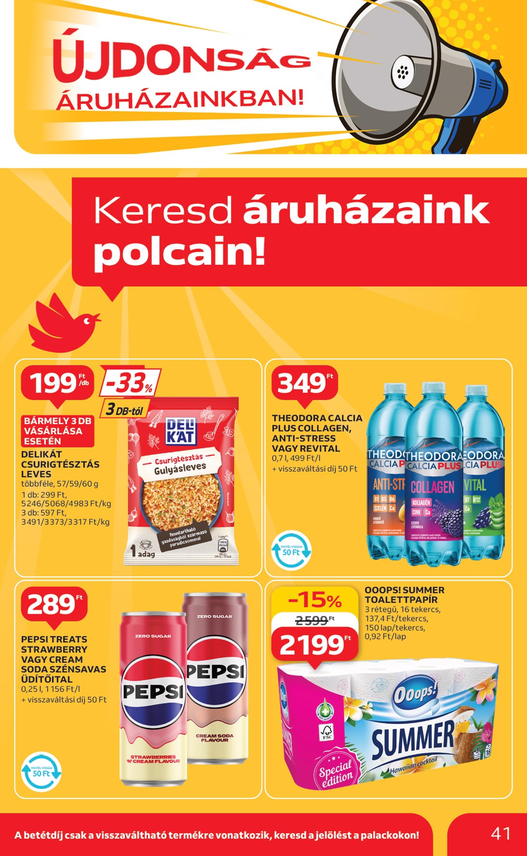 auchan - Auchan - Hipermarket akciós újság, érvényes 06.26. - 07.02. - page: 41 auchan - Auchan - Hipermarket akciós újság, érvényes 06.26. - 07.02. - page: 41
