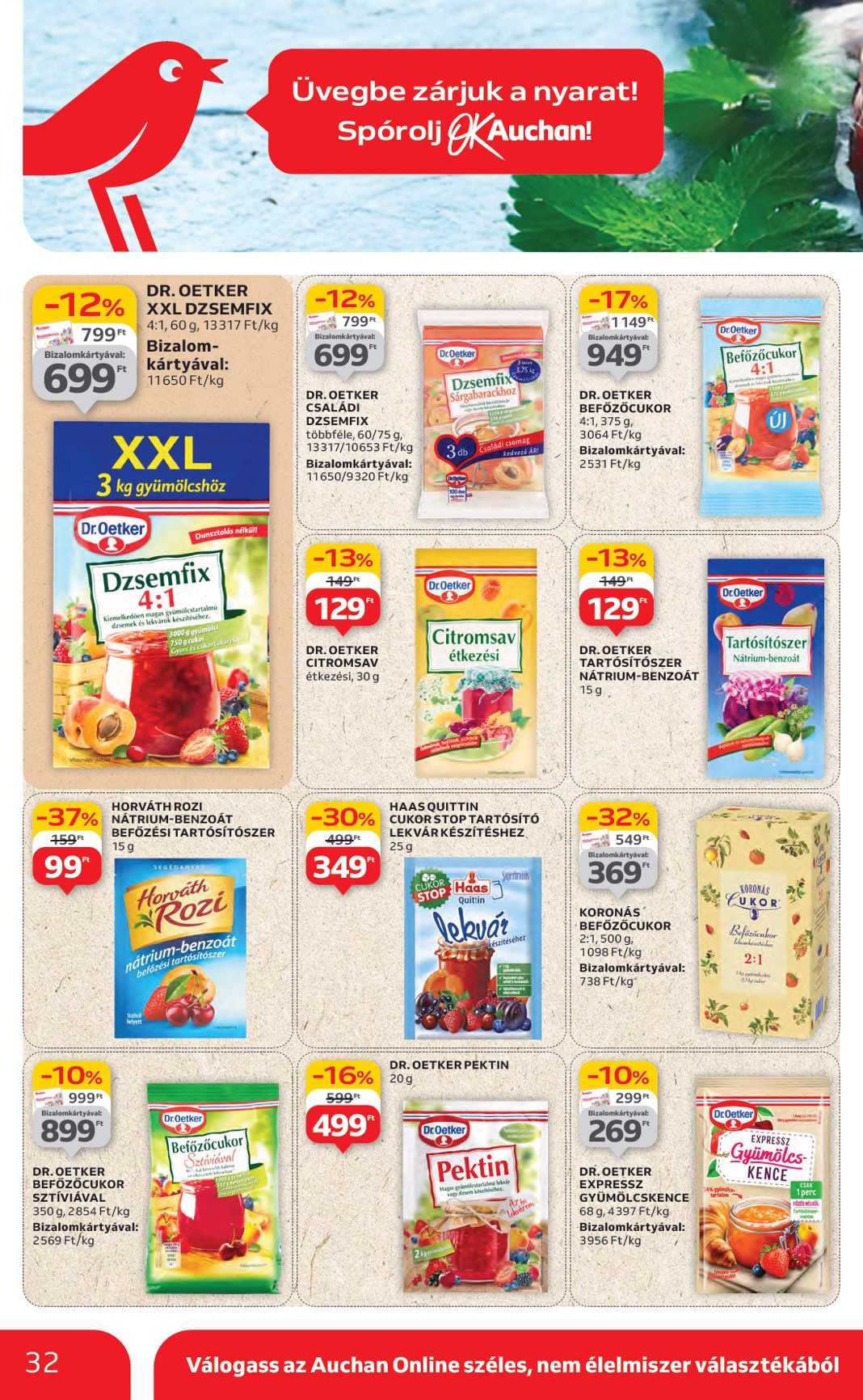 auchan - Auchan Hipermarket akciós újság, érvényes 07.03. - 07.09. - page: 32 auchan - Auchan Hipermarket akciós újság, érvényes 07.03. - 07.09. - page: 32