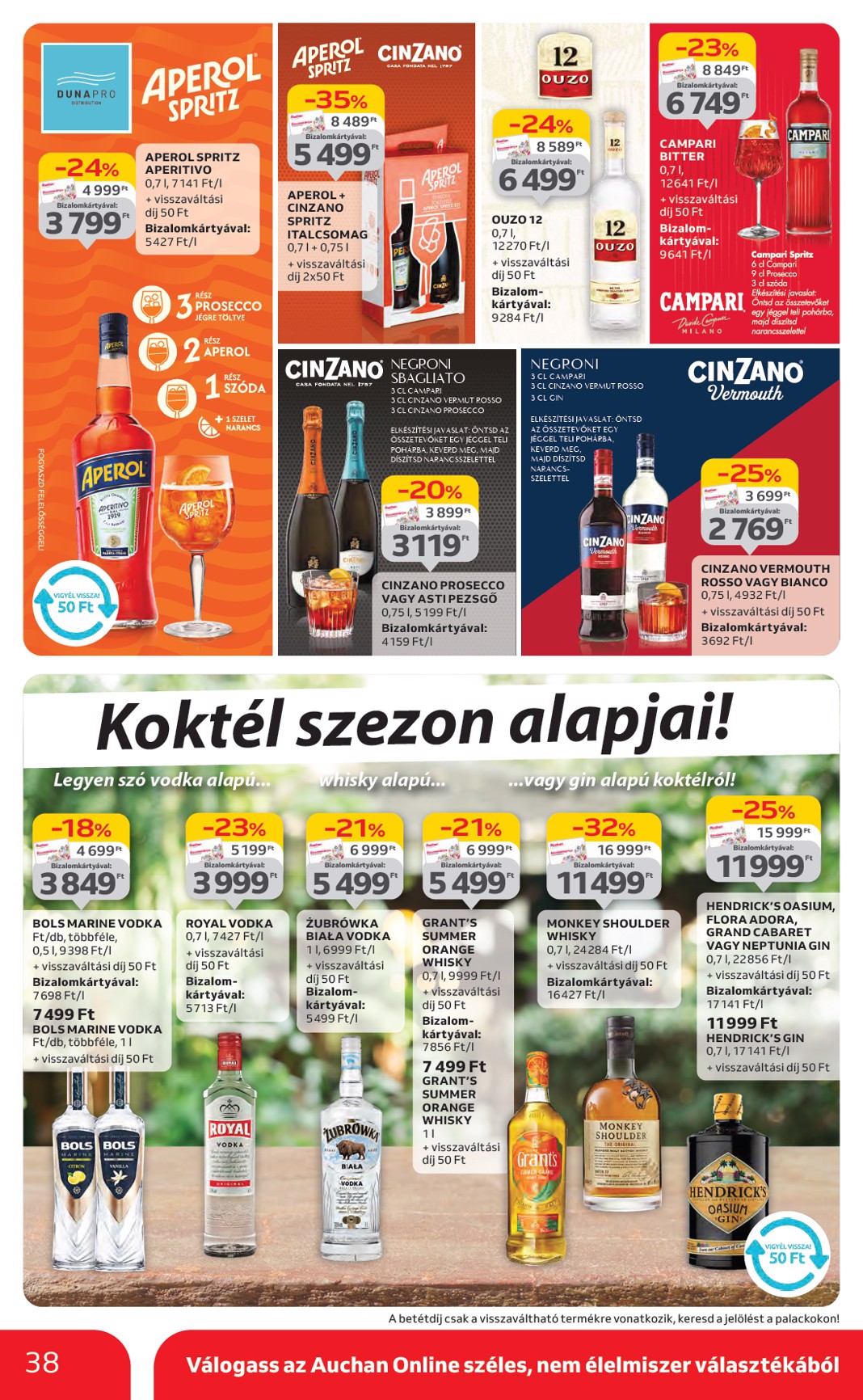 auchan - Auchan Hipermarket akciós újság, érvényes 07.03. - 07.09. - page: 38 auchan - Auchan Hipermarket akciós újság, érvényes 07.03. - 07.09. - page: 38